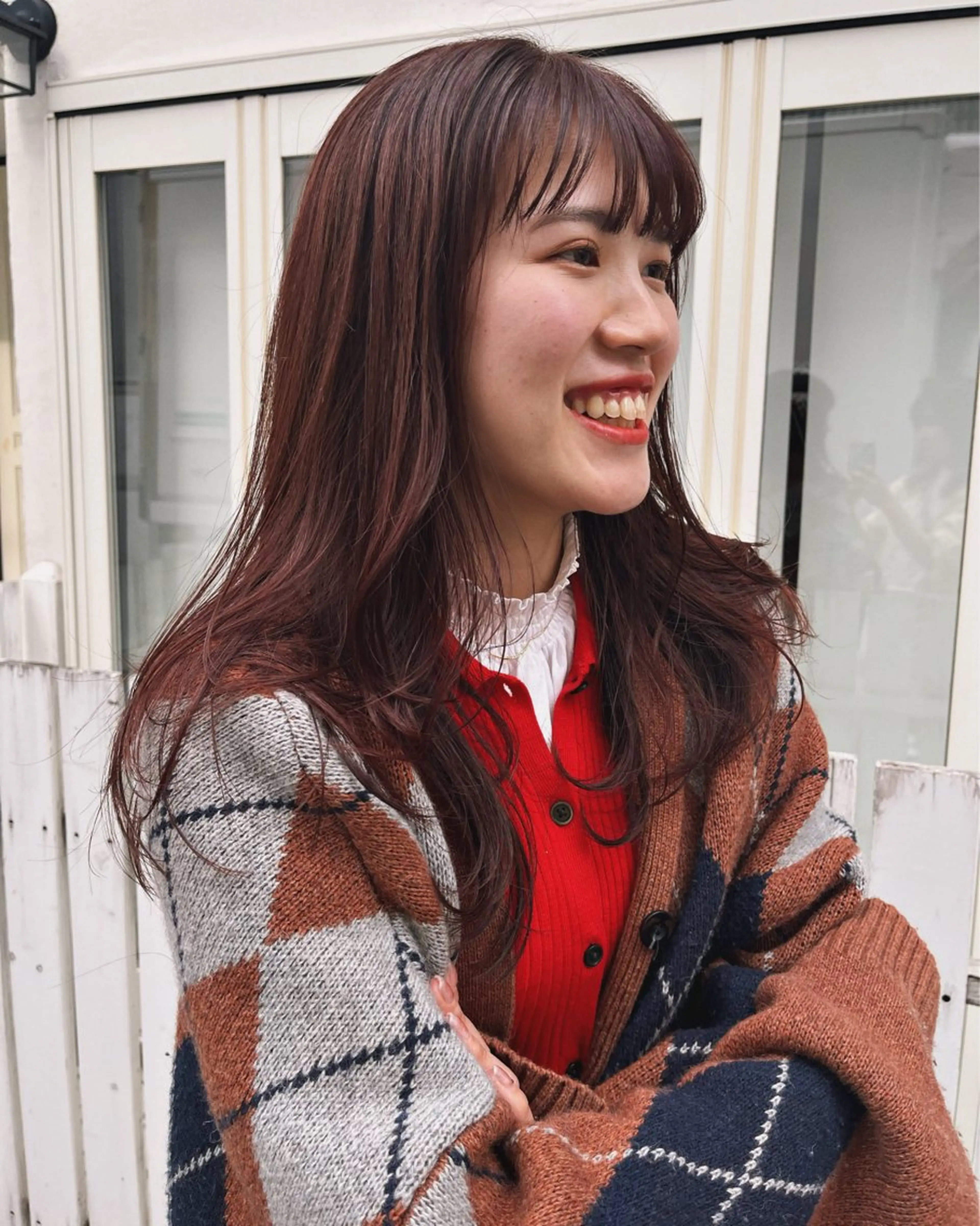 ロング カラー レイヤーカット 🧸メンズカット 🧸conatsuのヘアスタイル