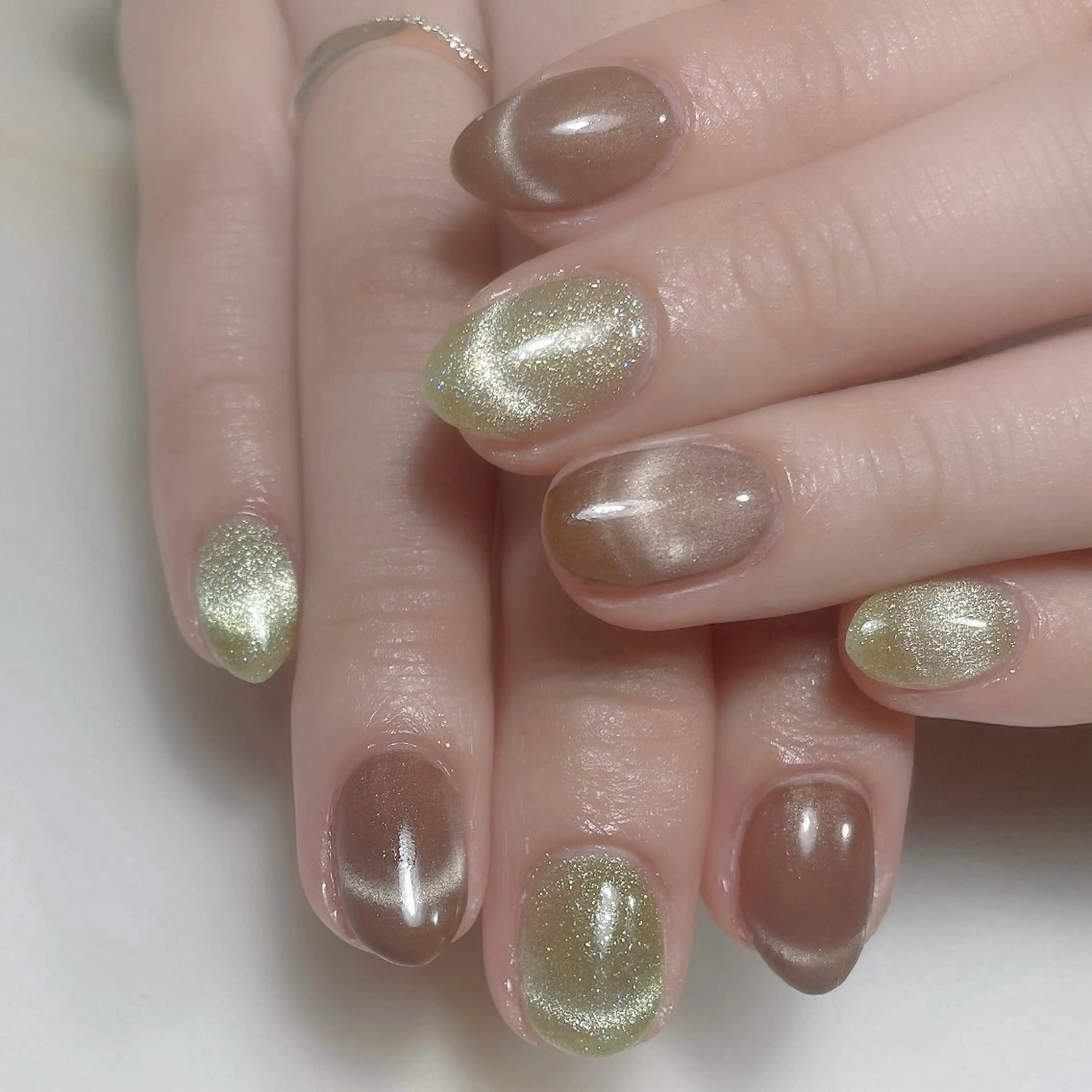 ネイル アートネイル フレンチネイル ジェルネイル グラデーション 韓国ネイル ハンドネイル 久保田 マリコのネイルデザイン