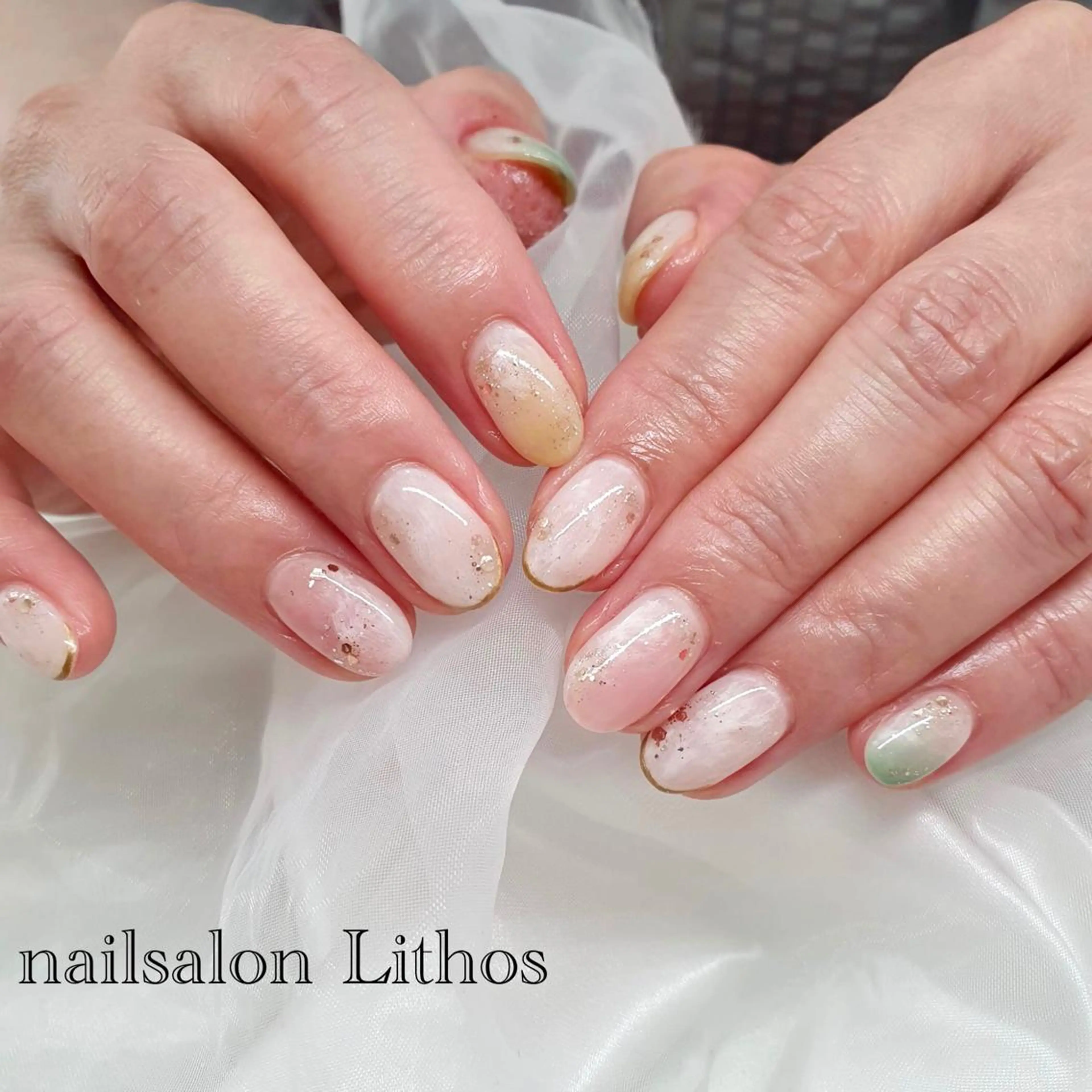 ネイル ハンドネイル nailsalon Lithos所属・nailsalon Recontreのネイルデザイン