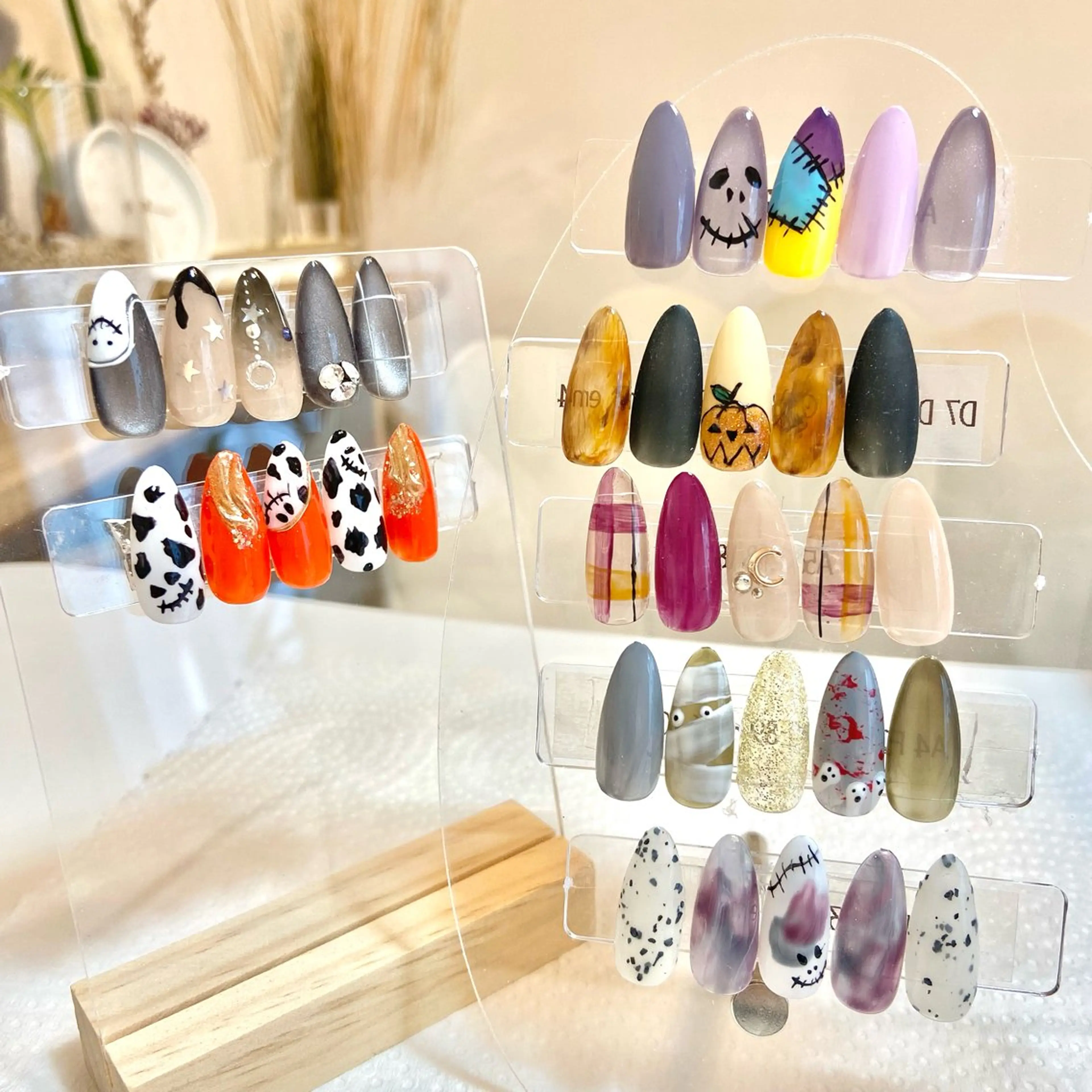 ハロウィンネイルの写真