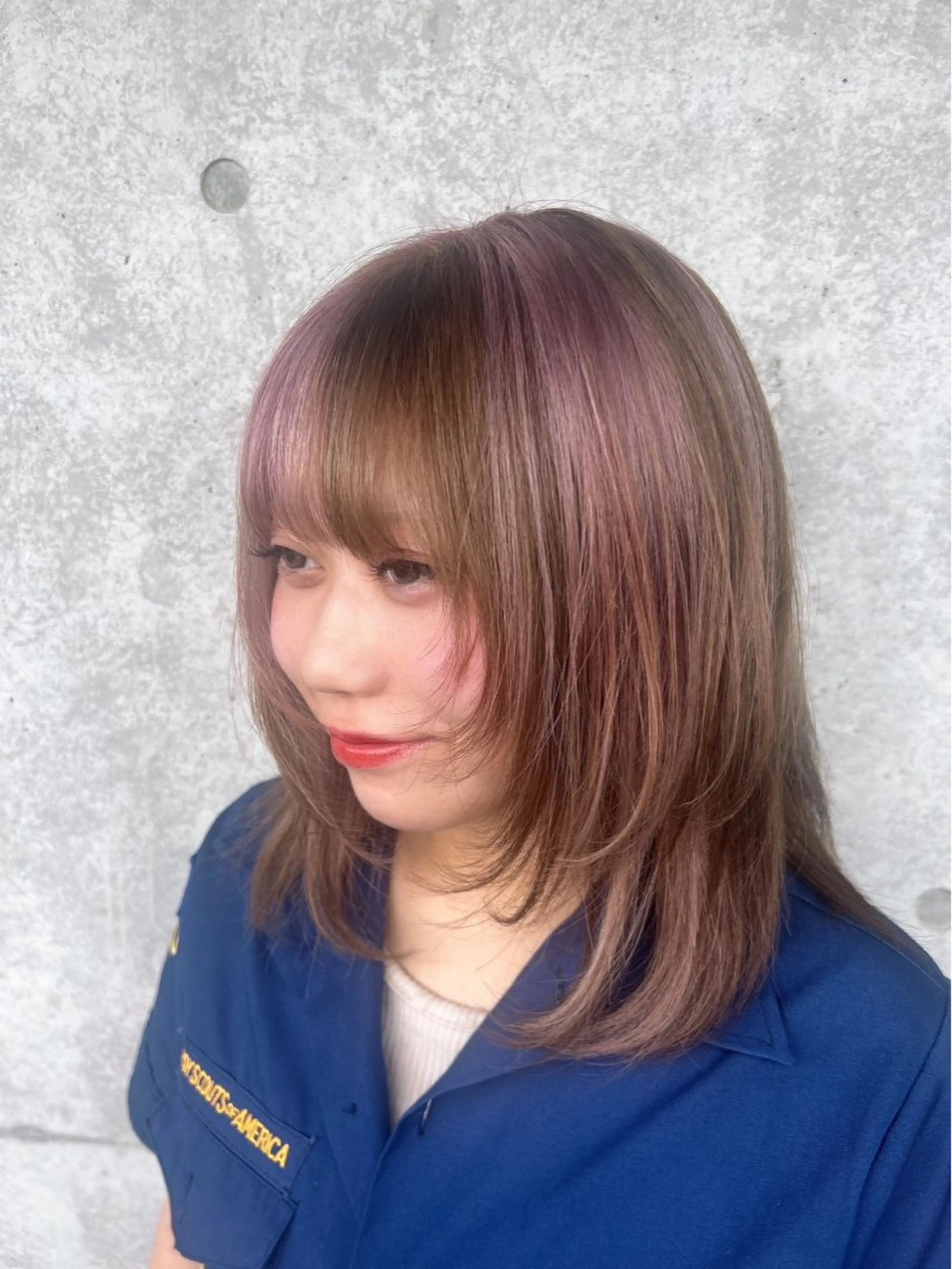 🫧カット＋リタッチケアブリーチ＋デザインカラー🫧の写真