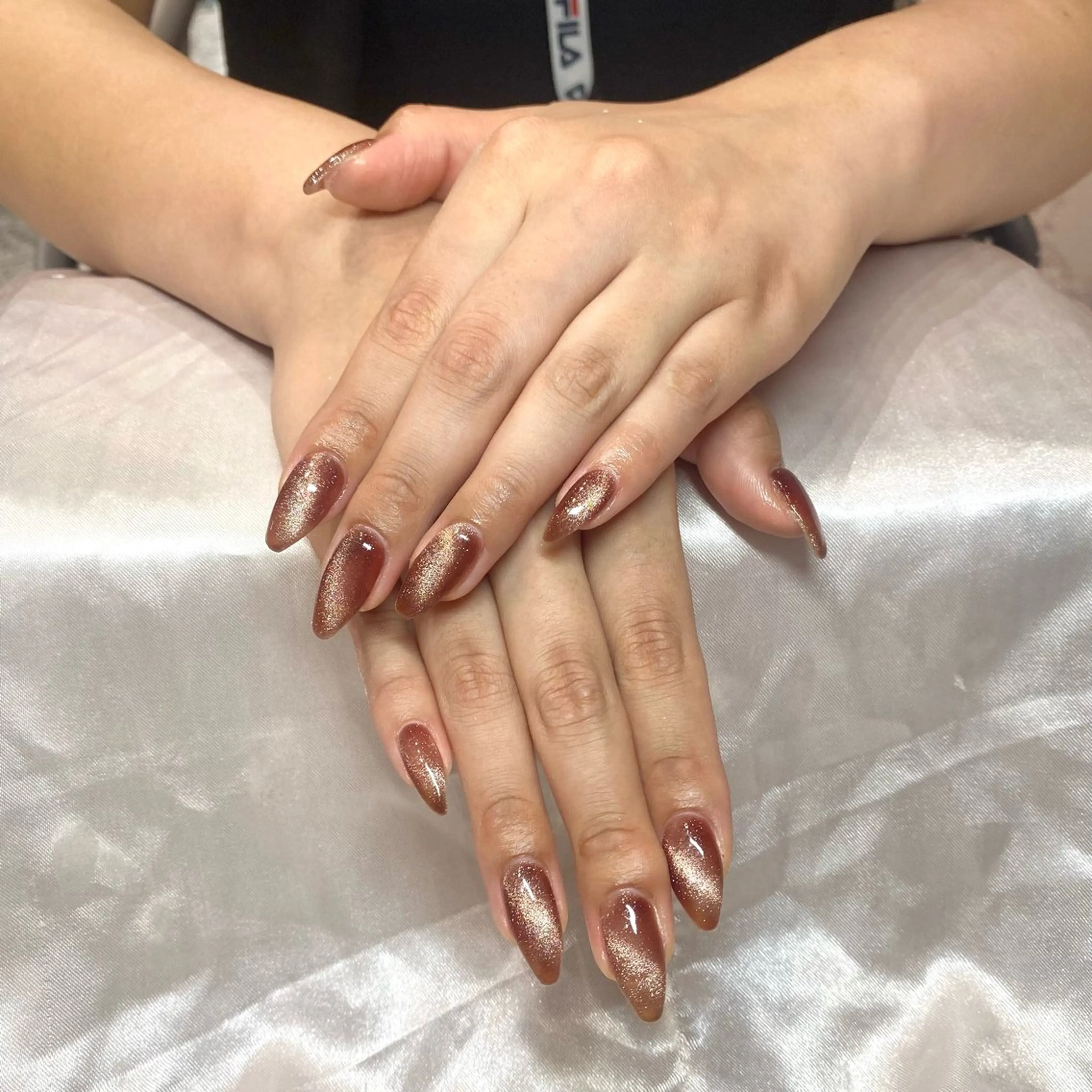 ネイル キラキラネイル マグネットネイル Roy心斎橋 谷口のネイルデザイン