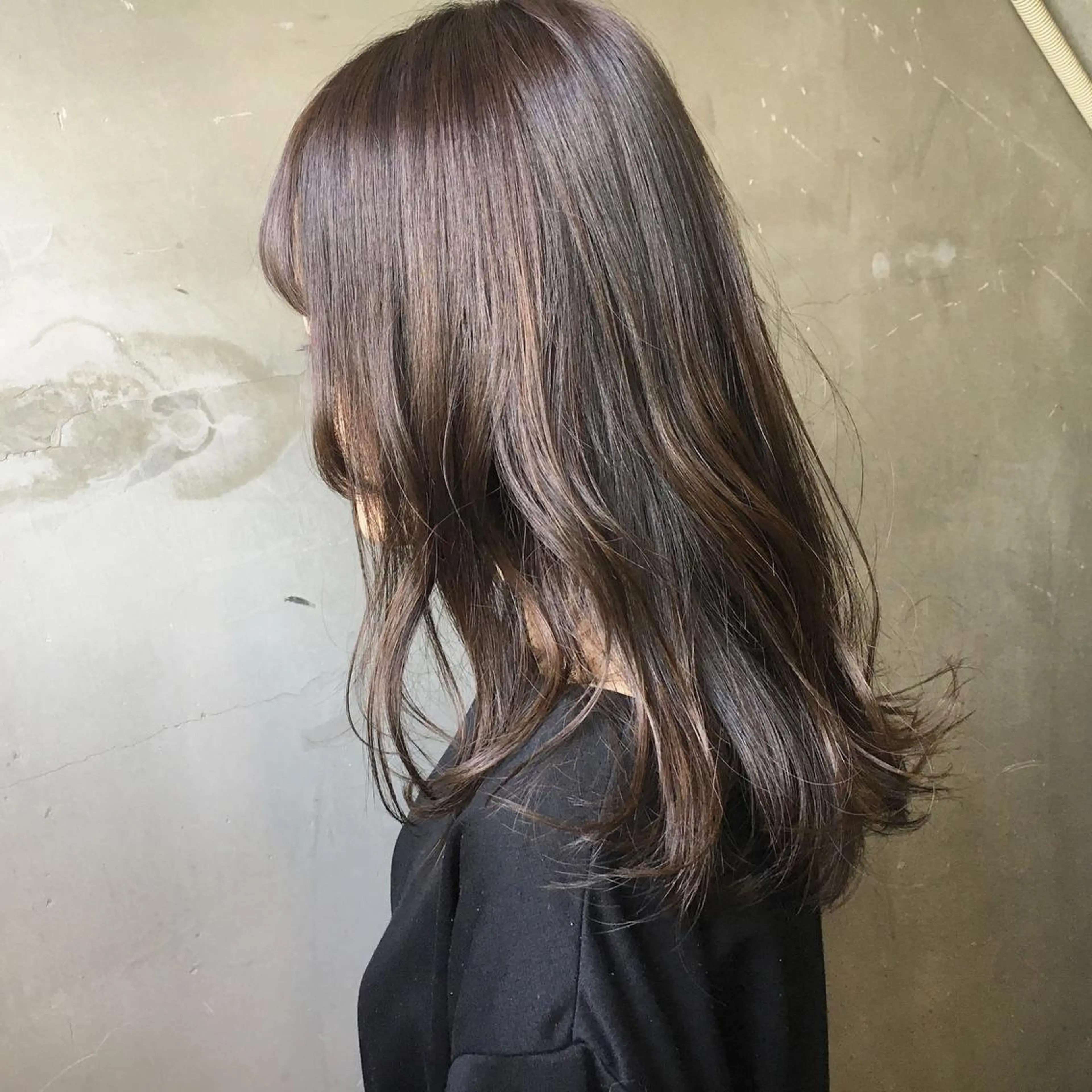 セミロング カラー 牛山 静香のマツエク・マツパデザイン