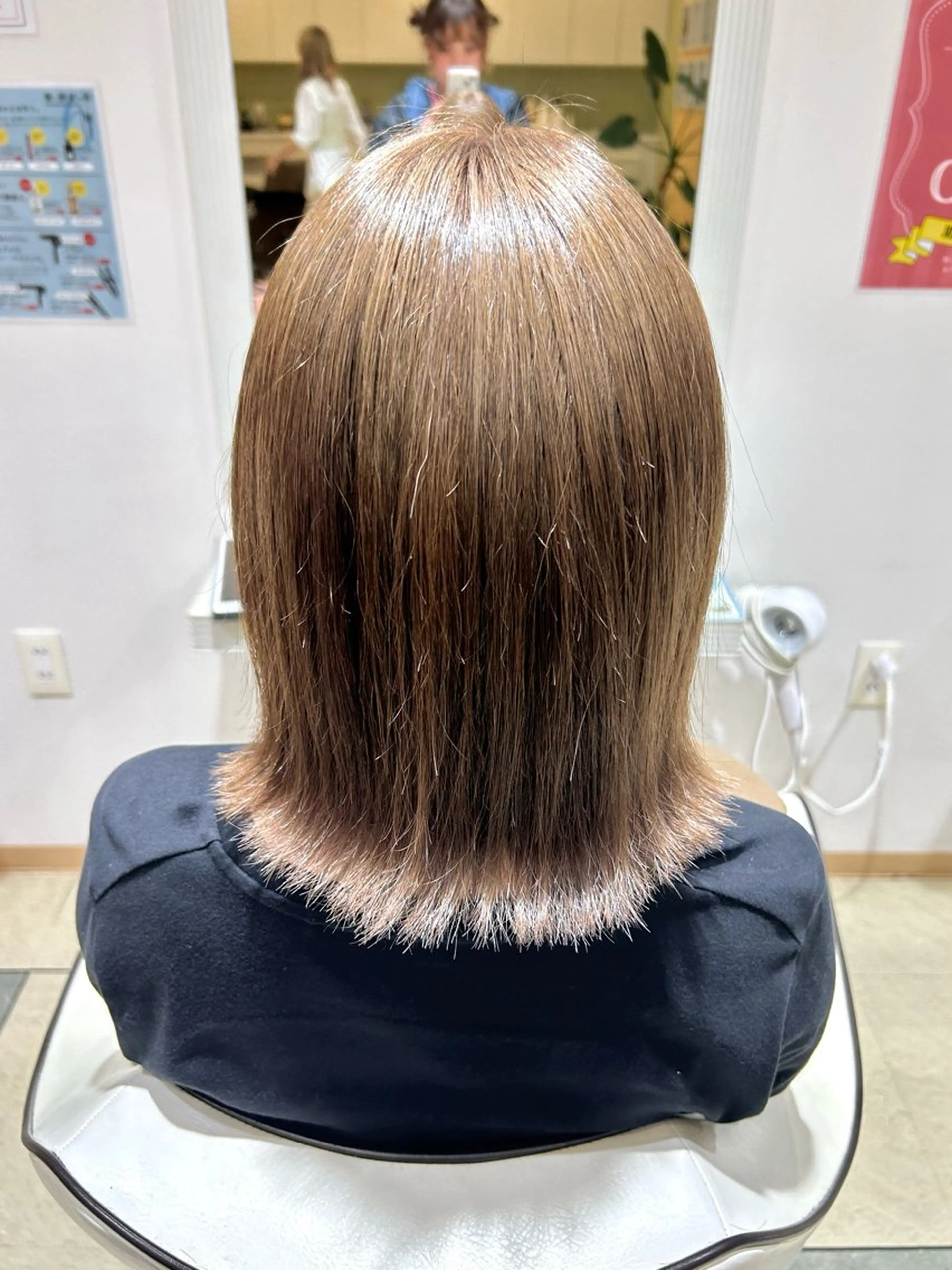 ミディアム カラー 🩷愛咲🩷レイヤー /透明感カラーのヘアスタイル