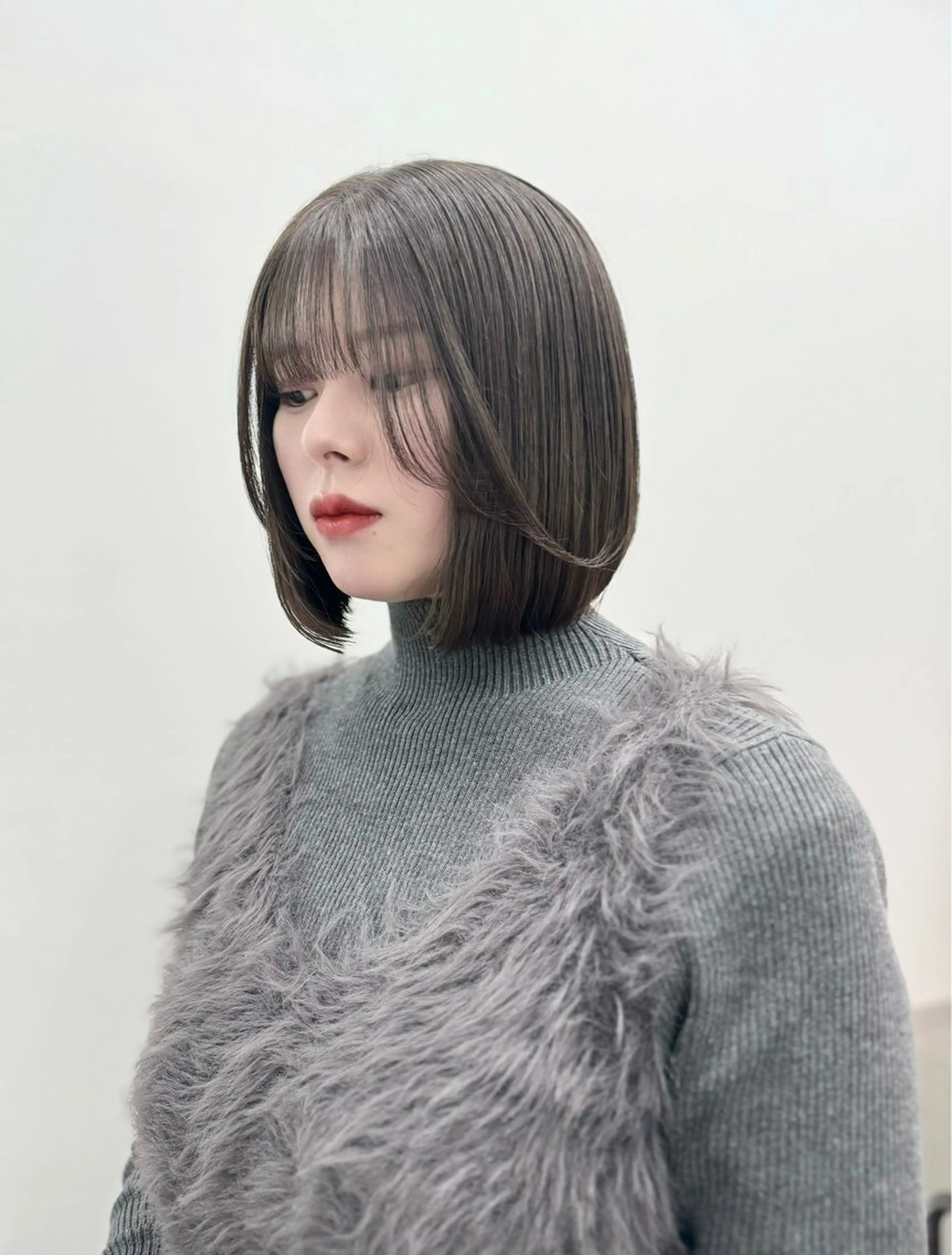 ショート カラー ヘアアレンジ カット ヘアカラー トリートメント ヘアセット ‎🤍韓国ボブ/ 縮毛矯正🪽‪ひかりのヘアスタイル