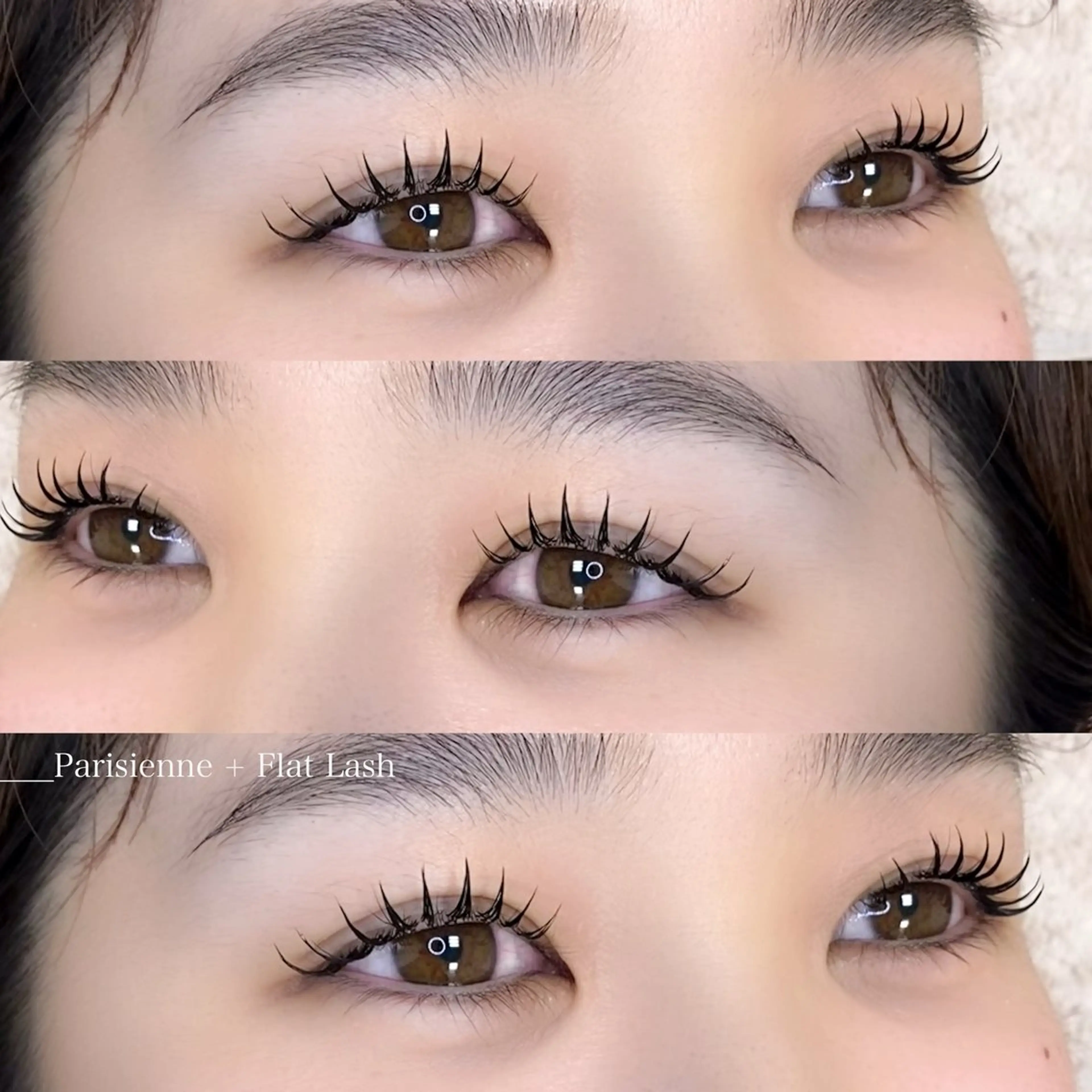 マツエク・マツパ バインドロック 束感まつ毛 フラットラッシュ 韓国風マツエク パリジェンヌラッシュリフト viviAiles ♡⃛ Ruiのマツエク・マツパデザイン