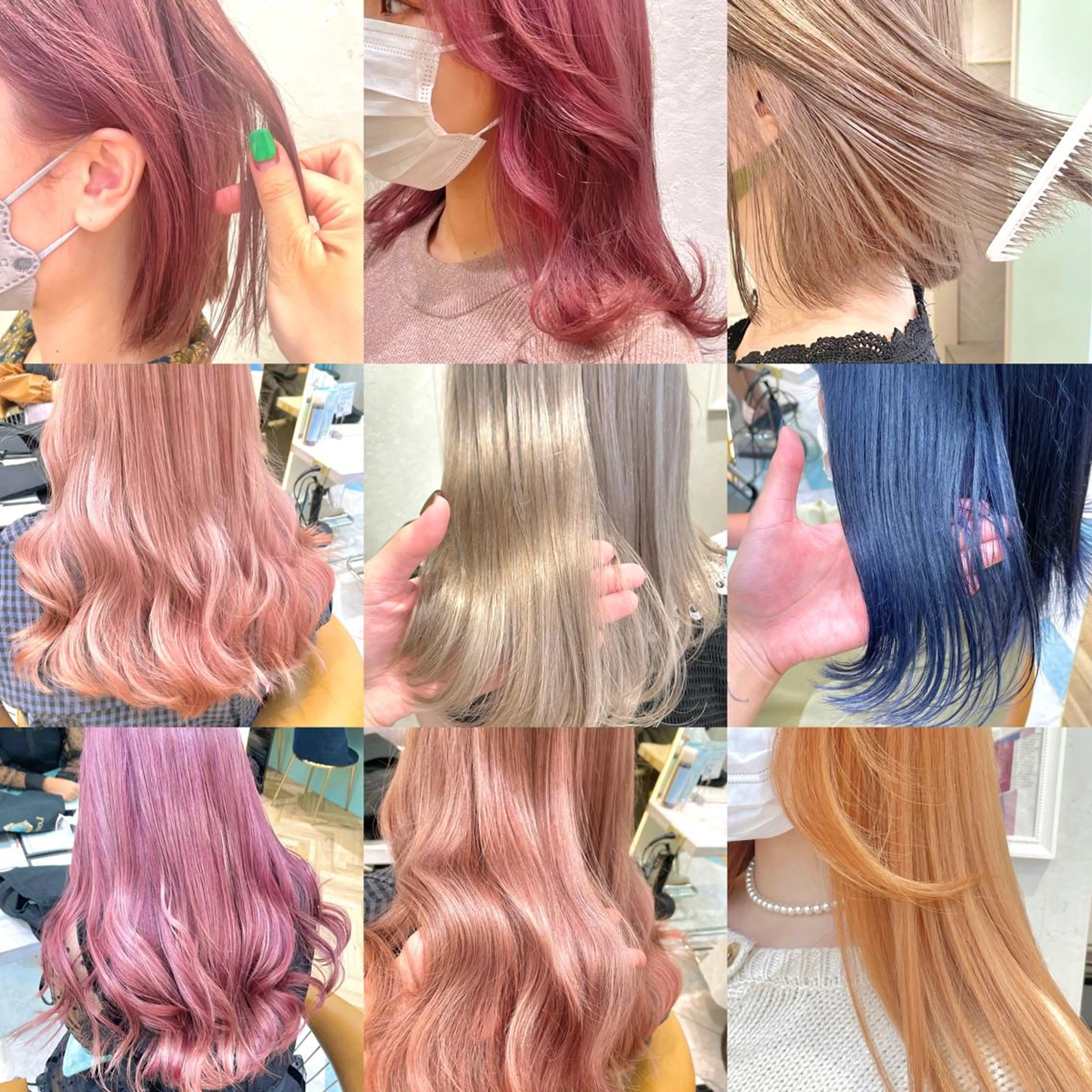 ミディアム カラー カット ヘアカラー トリートメント ♥️ブリーチ/ボブ/ レイヤー♥️maiのヘアスタイル