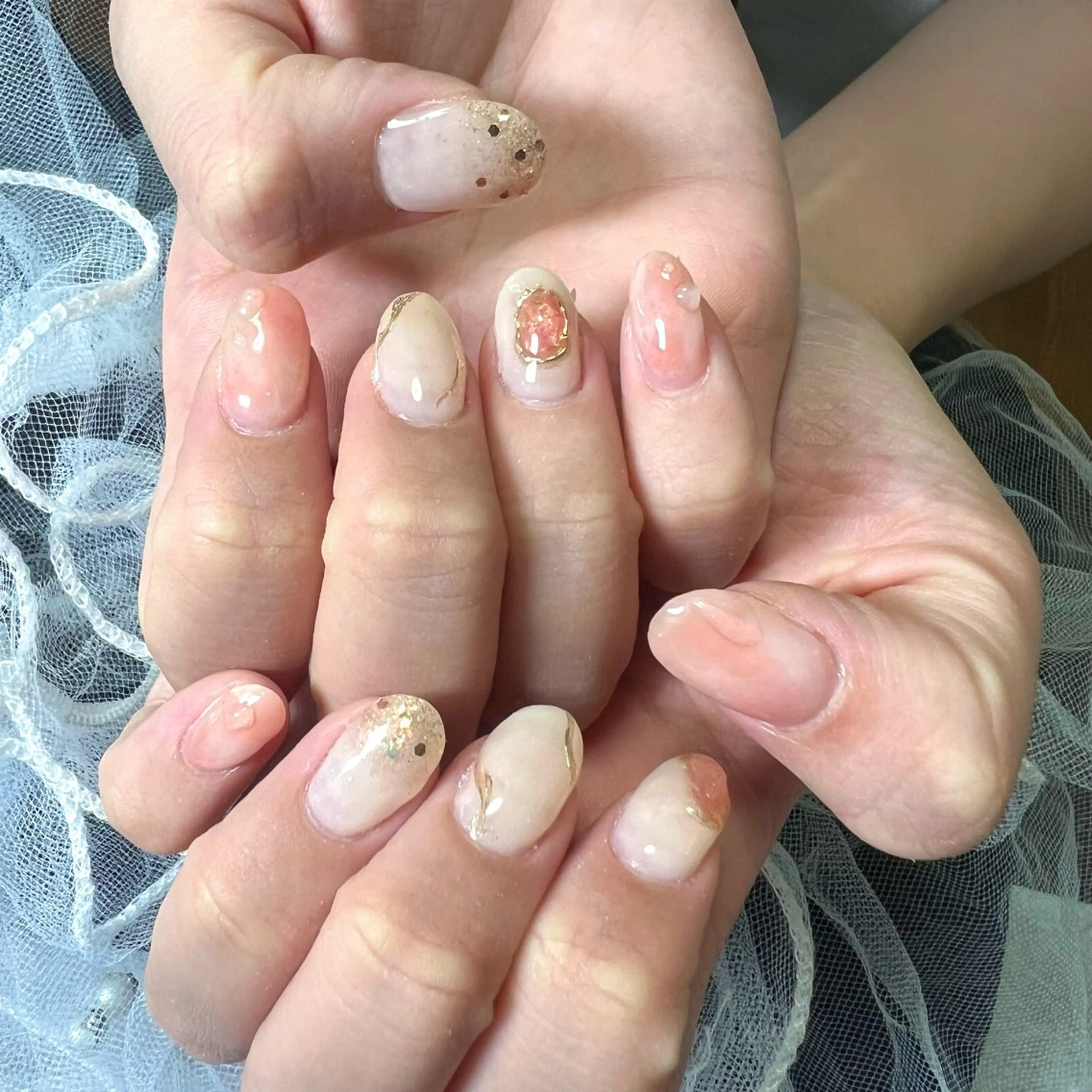 ネイル ハンドネイル やつや ももかのネイルデザイン