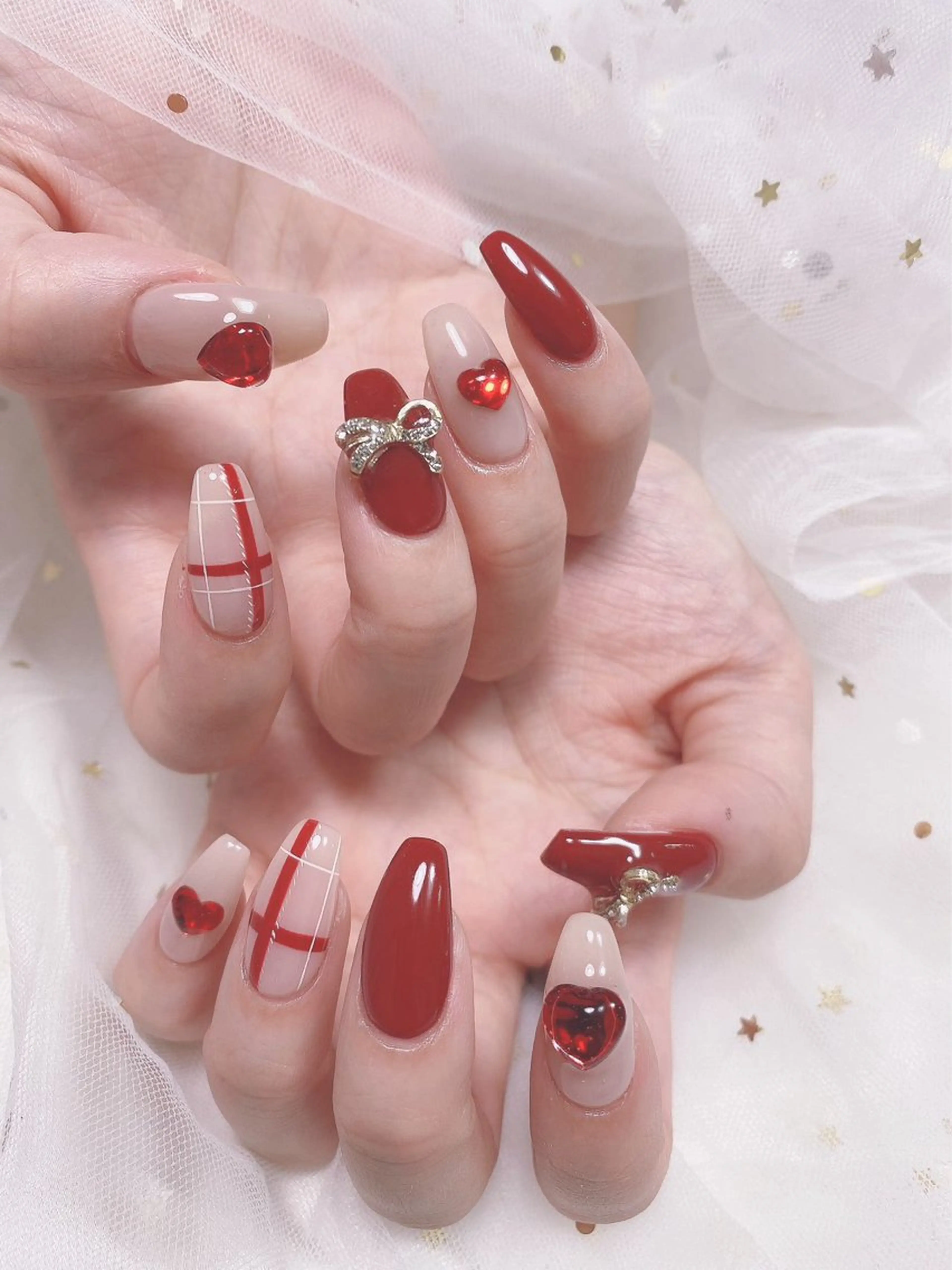 ネイル バレンタイン ジョリ kasumi🌹💅のネイルデザイン