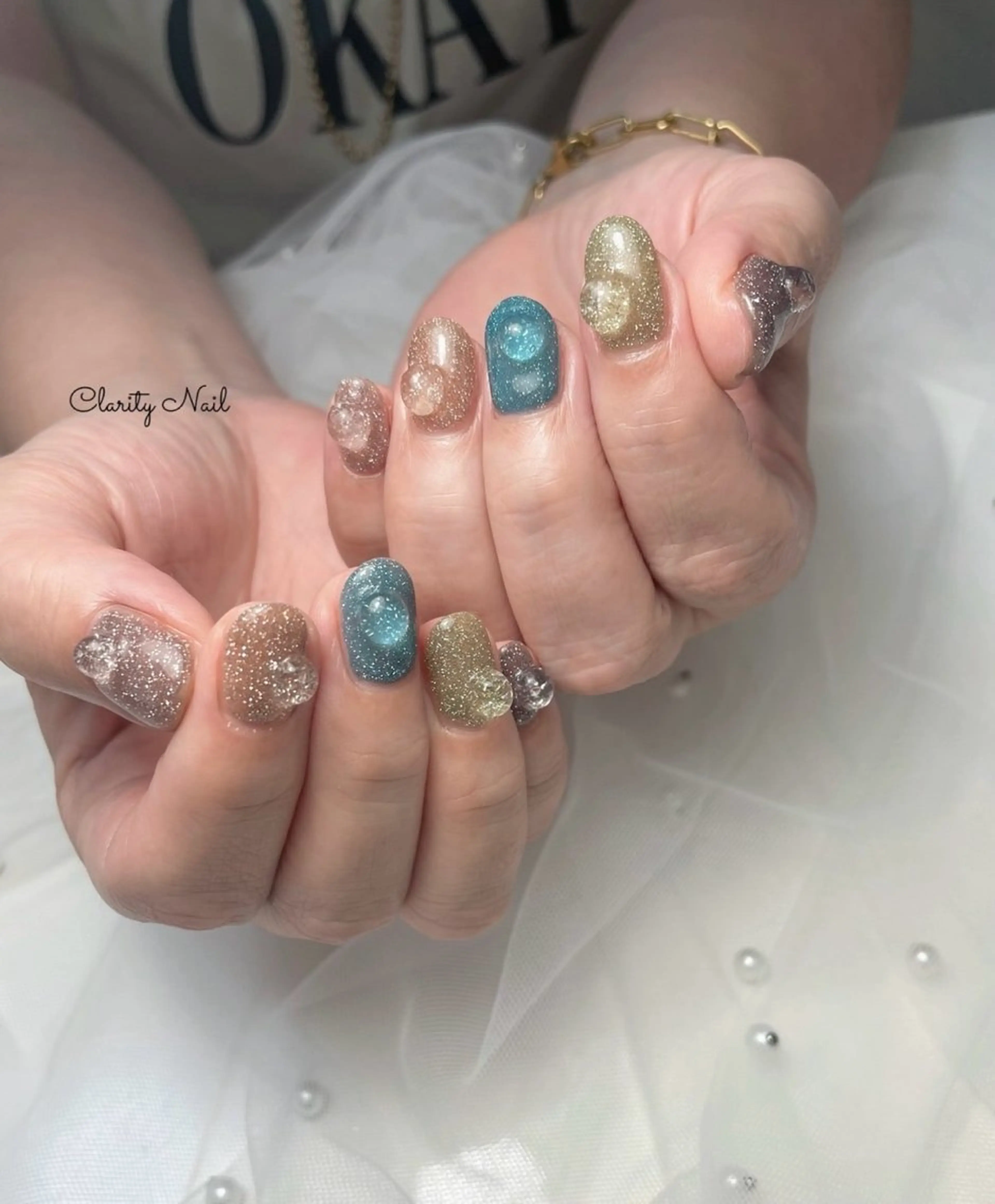 ネイル アートネイル 持ち込み ハンドネイル Clarity Nailのネイルデザイン