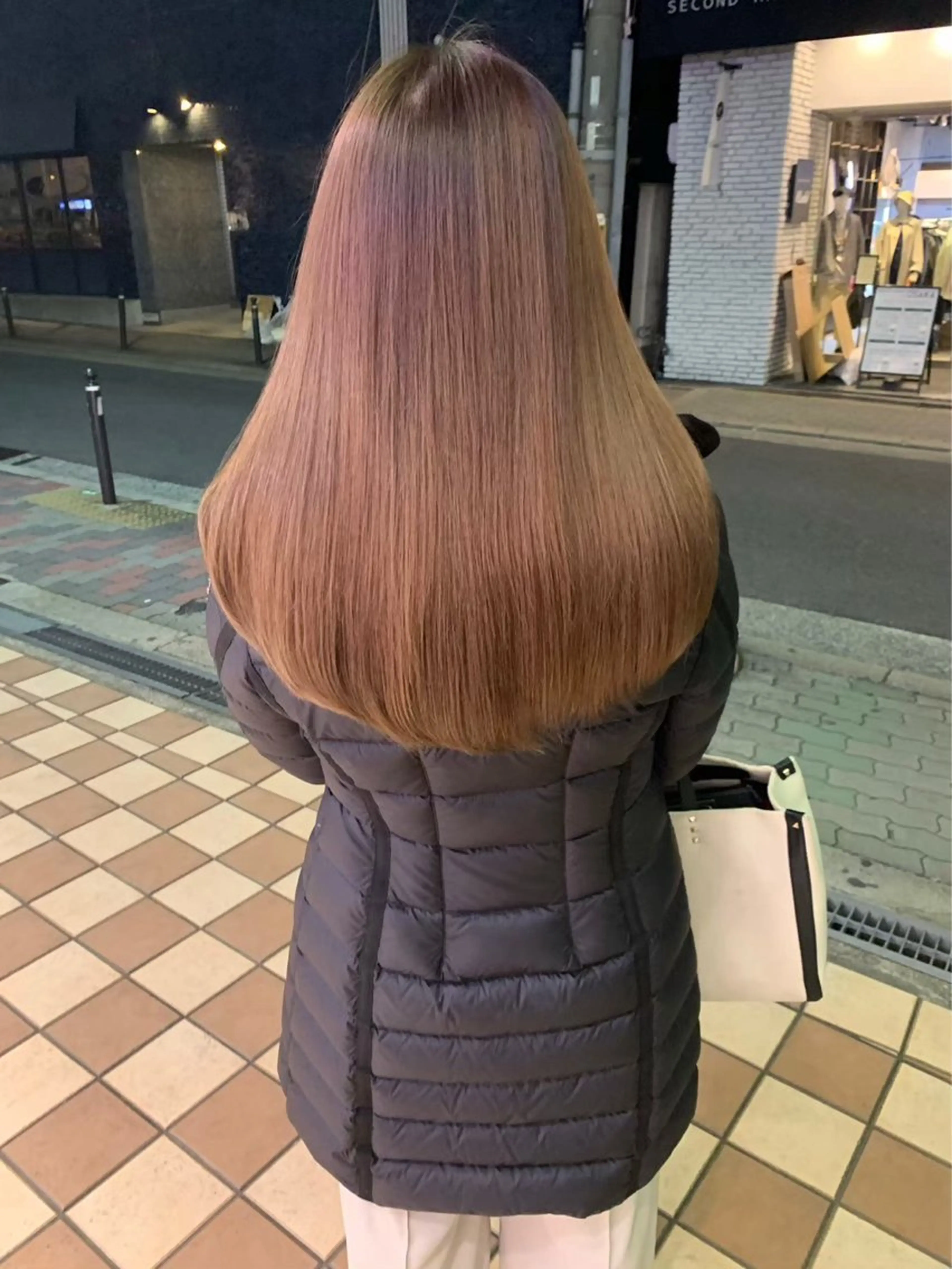 カラー 会社で浮かない ビジネスヘア/心斎橋のヘアスタイル