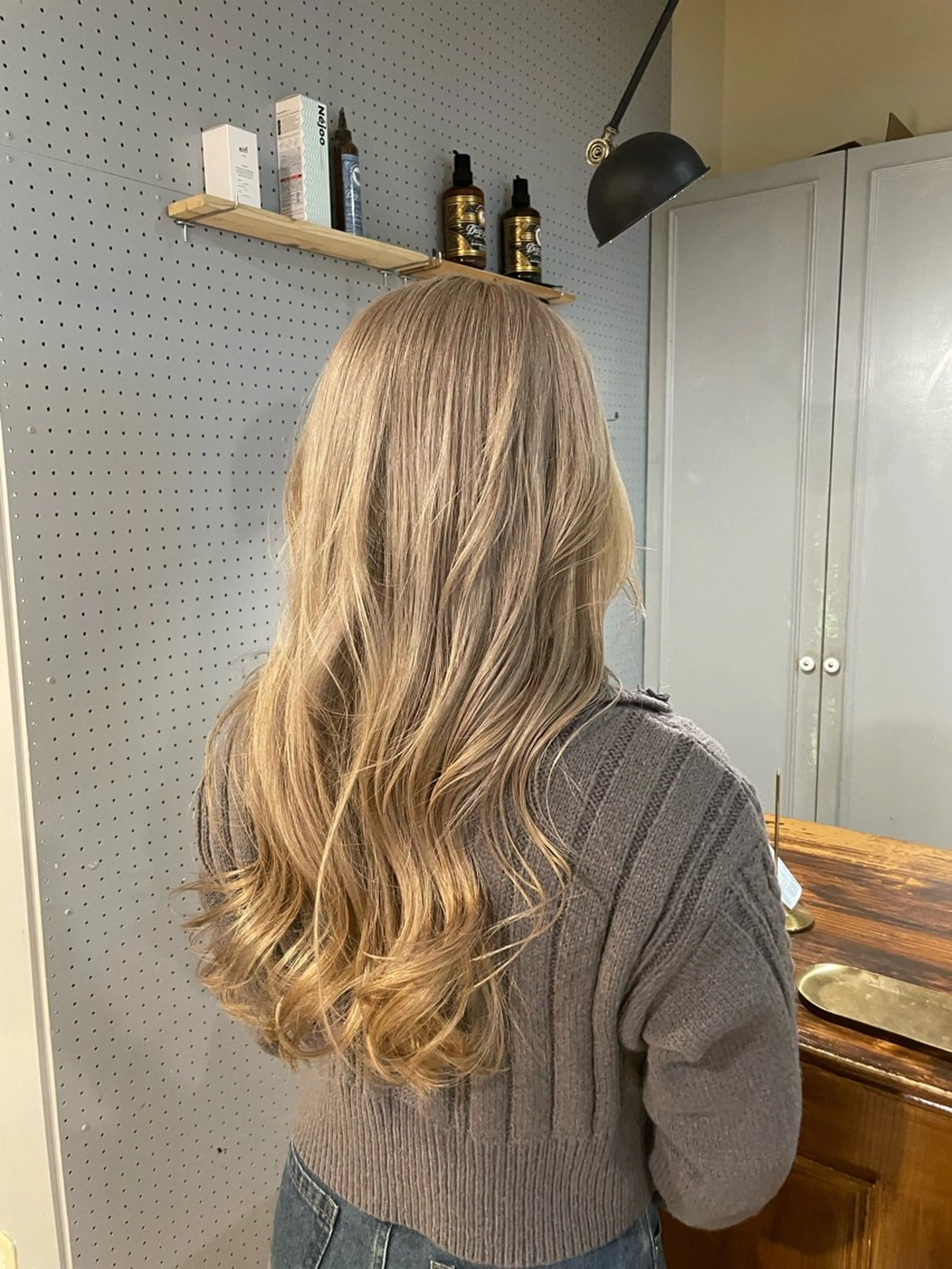 ロング カラー ヘアカラー トリートメント 🤩噂のMr.髪ポジ ティブ®️yu🤩のヘアスタイル