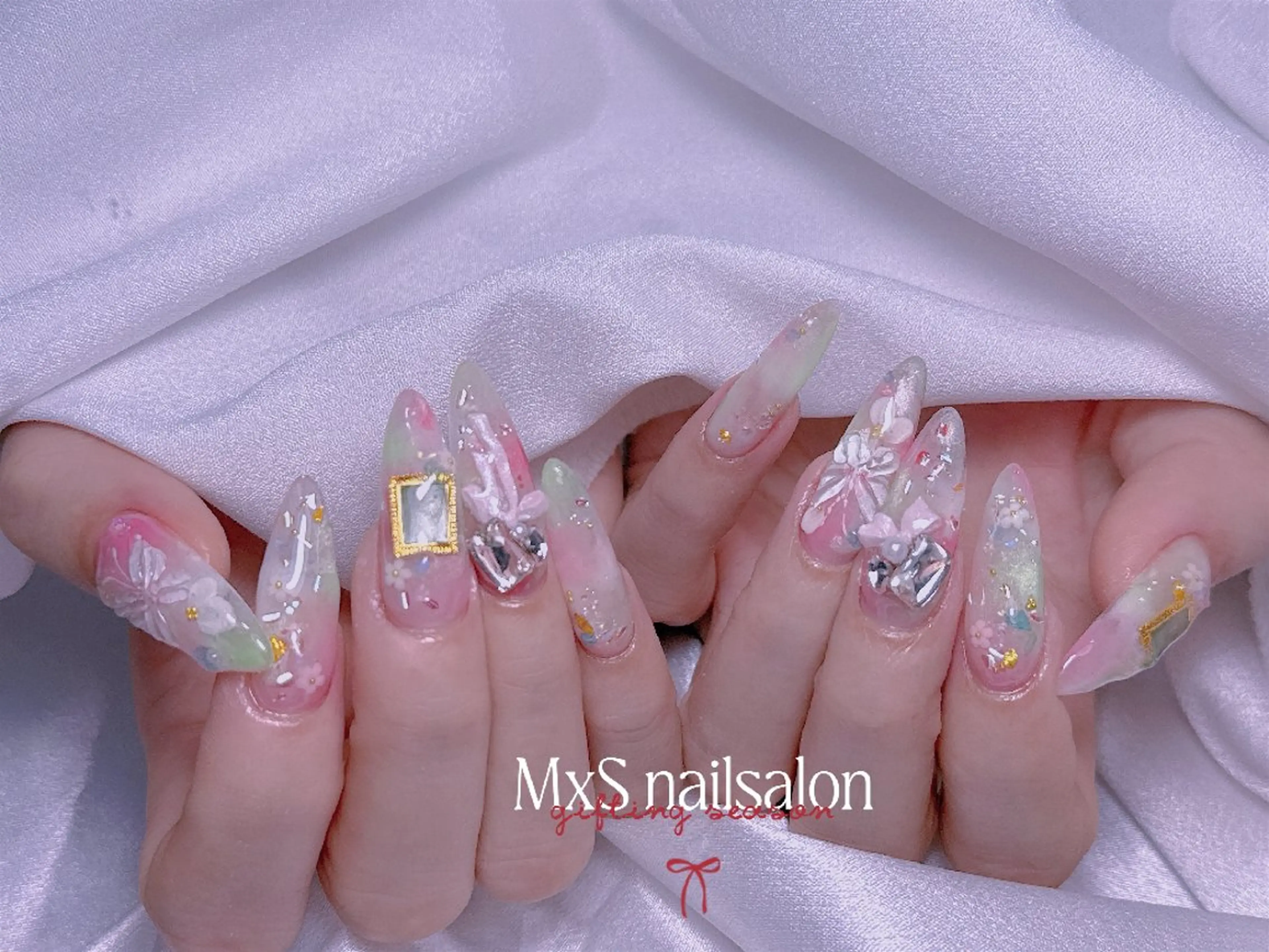 ネイル ハンドネイル MxS Nail 【長さだし/フィルイン/マグネット/ワンホンネイル/韓国ネイル/パラジェル】所属・M×S Nail みなのネイルデザイン