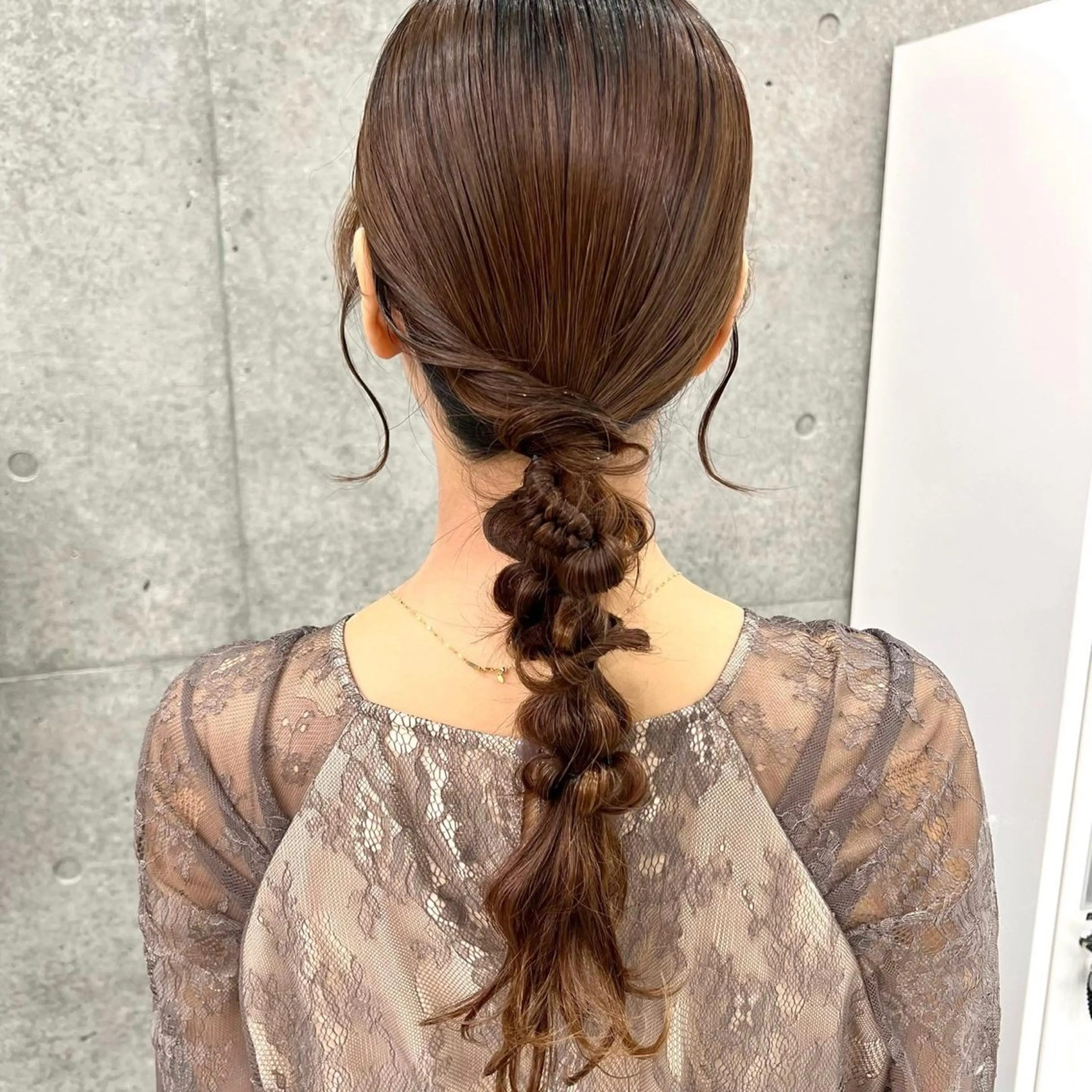 ヘアアレンジ 結婚式・ブライダル ヘアセット GrandStory SHIBUYA所属・卒業式お呼ばれ🕊️ ヘアセット✴︎ミキのヘアスタイル