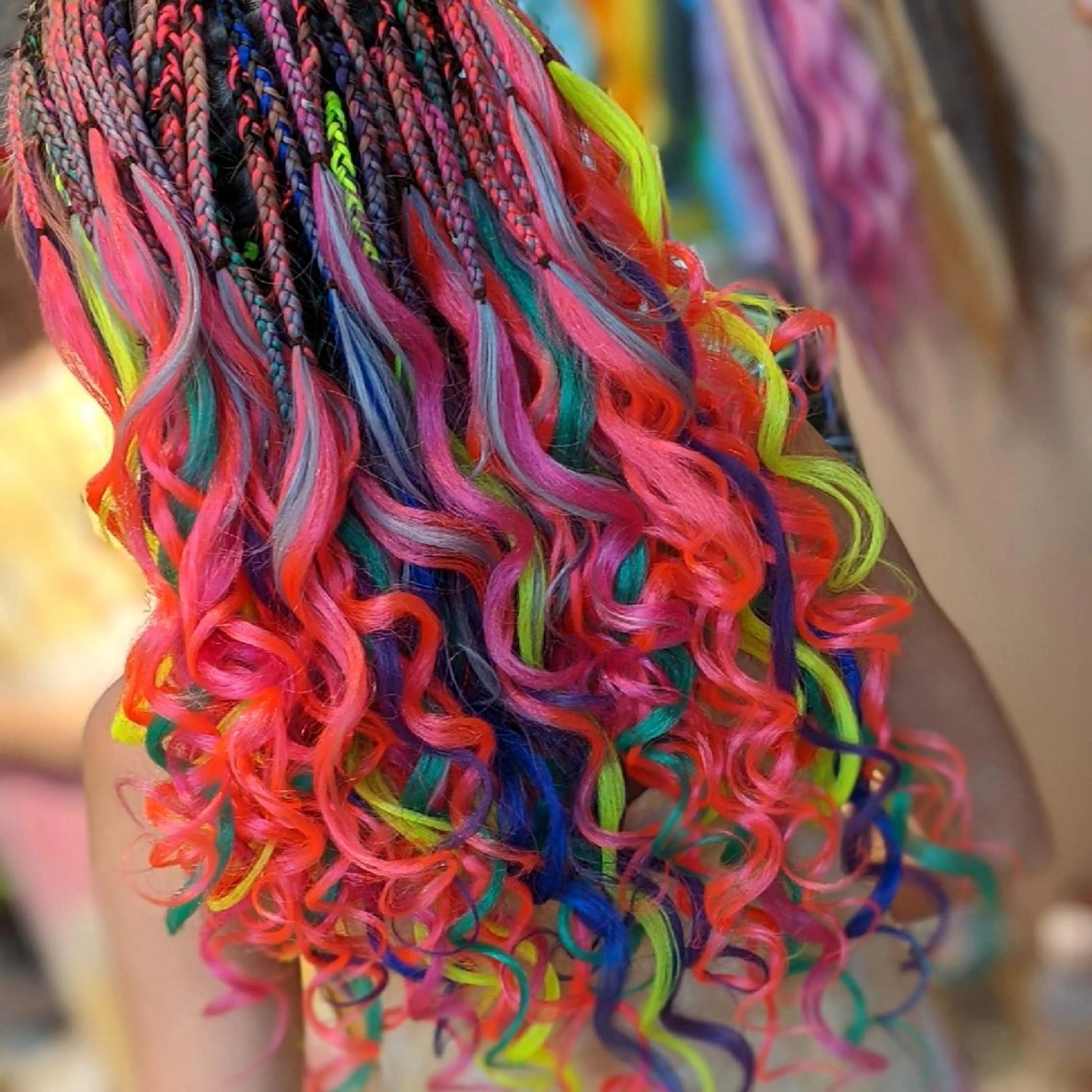 ロング ヘアアレンジ エクステ scamp ★のヘアスタイル