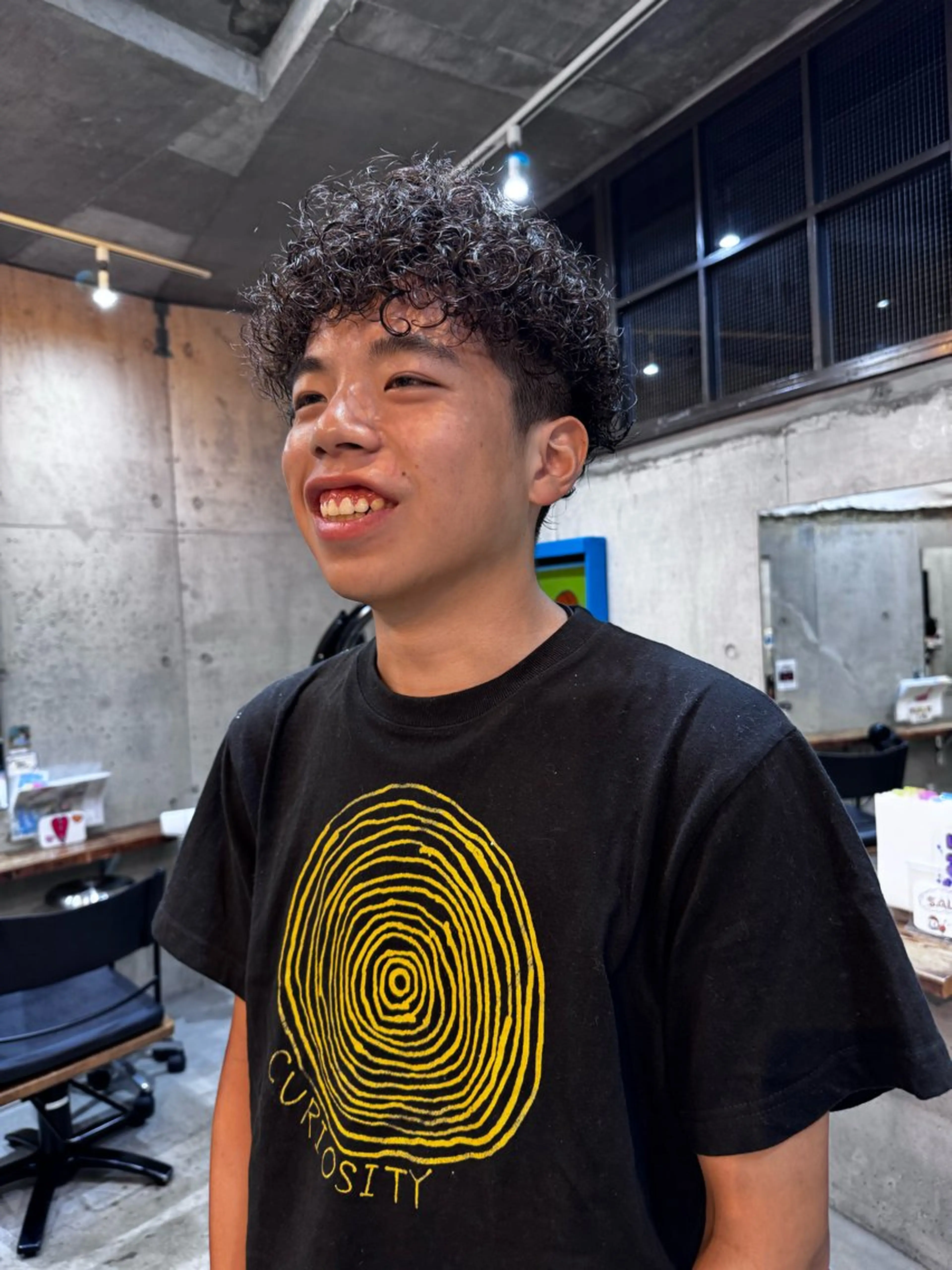 ショート パーマ パーマ/パーマ落とし /メンズカット/ヒロのヘアスタイル