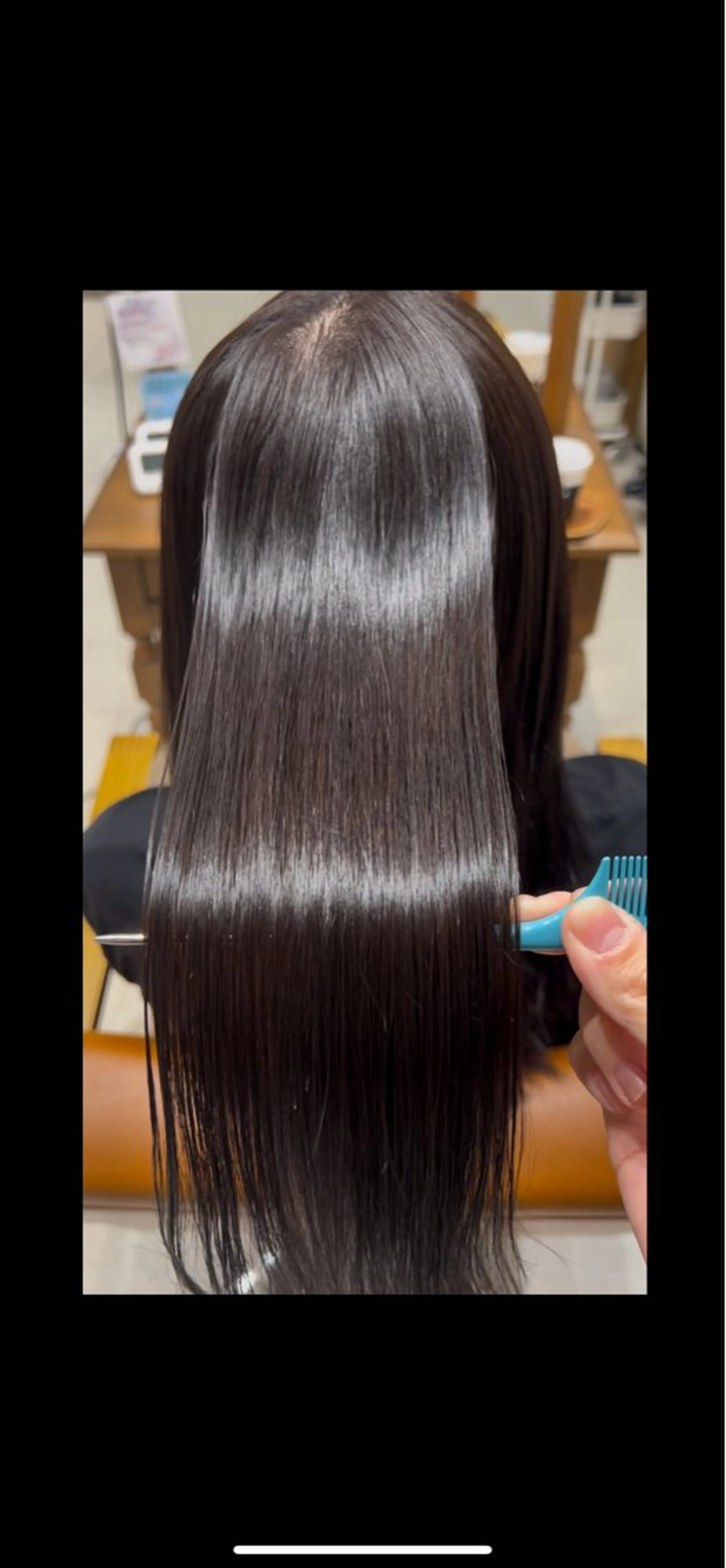 ロング パーマ 縮毛矯正 🫧艶髪カラー🫧 伊原修子のヘアスタイル