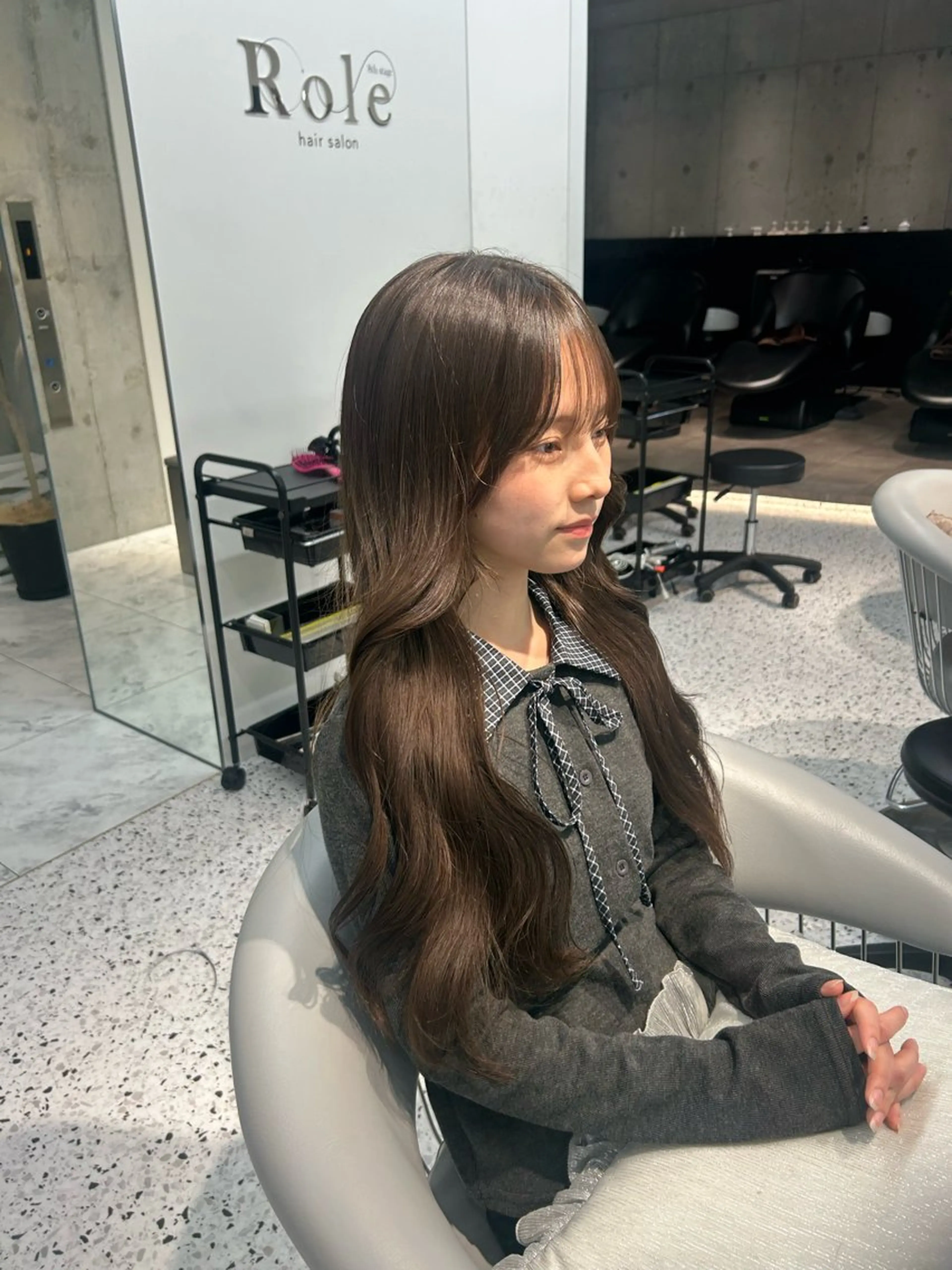 ロング レイヤーカット 🎀透明感ブラウ ンshizuka🎀のヘアスタイル