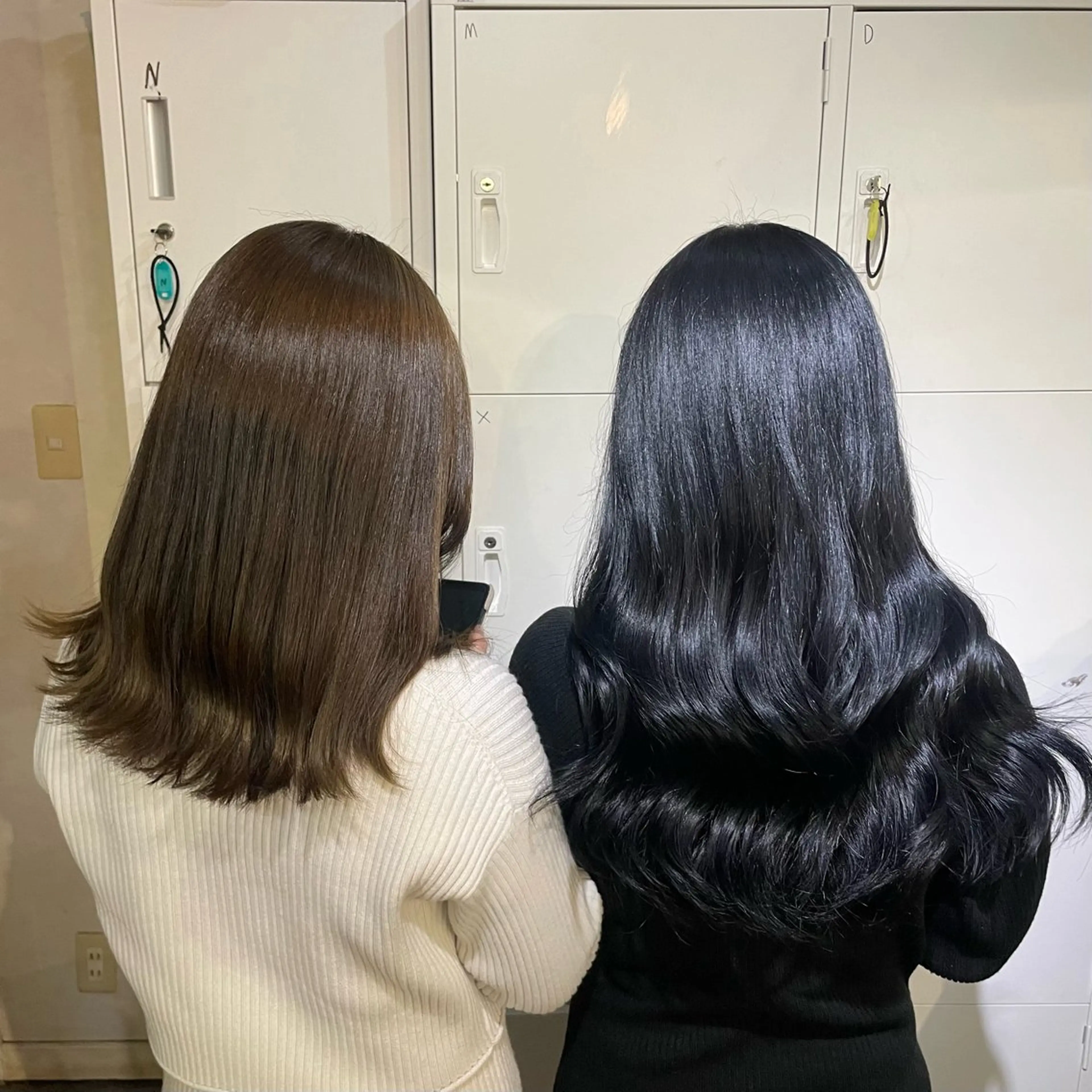 ロング カラー ヘアカラー トリートメント ふかたさや🌟 艶感カラー🌟のヘアスタイル