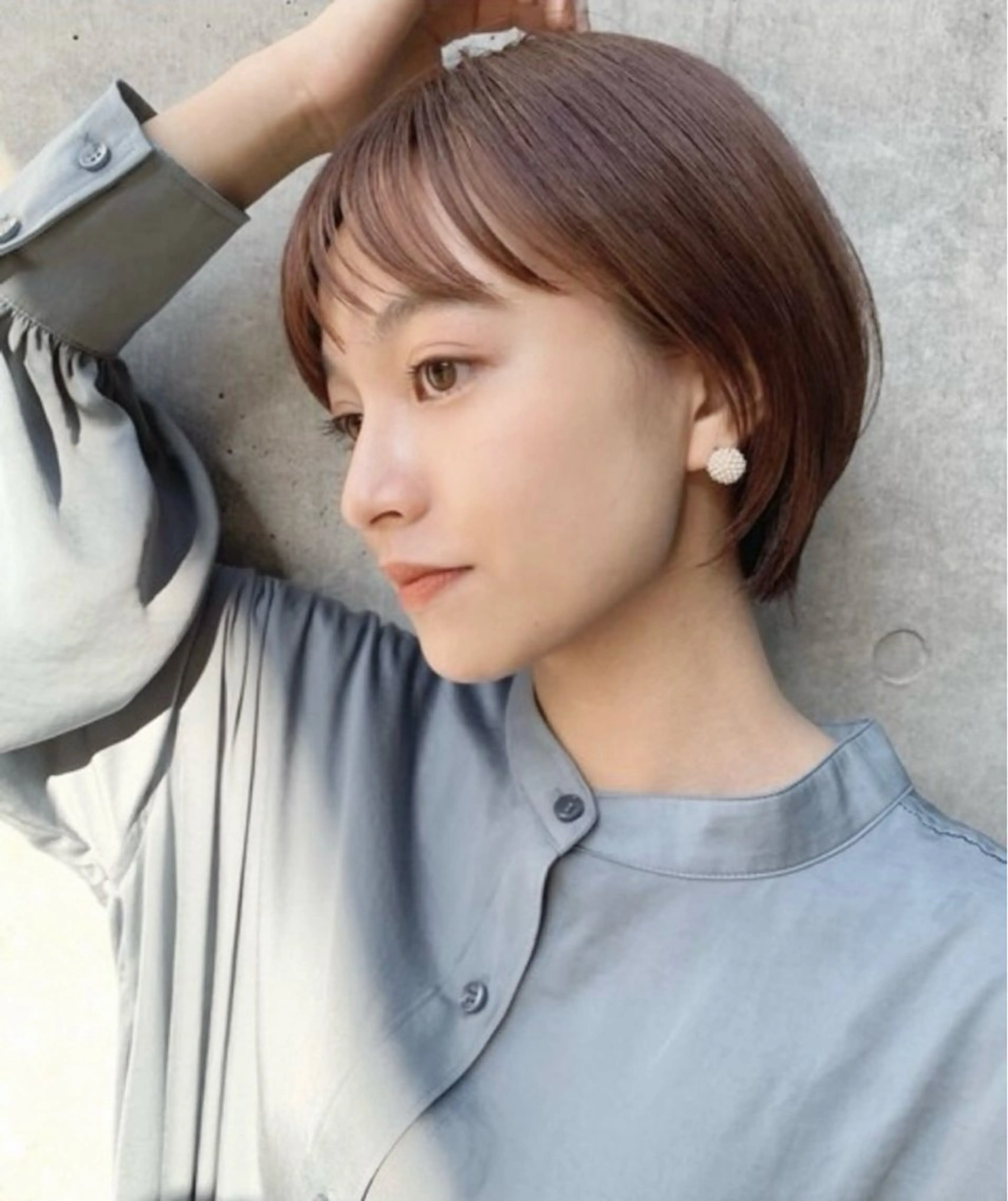 ショート 丸みショート ショートヘア 吉川 陽菜のヘアスタイル