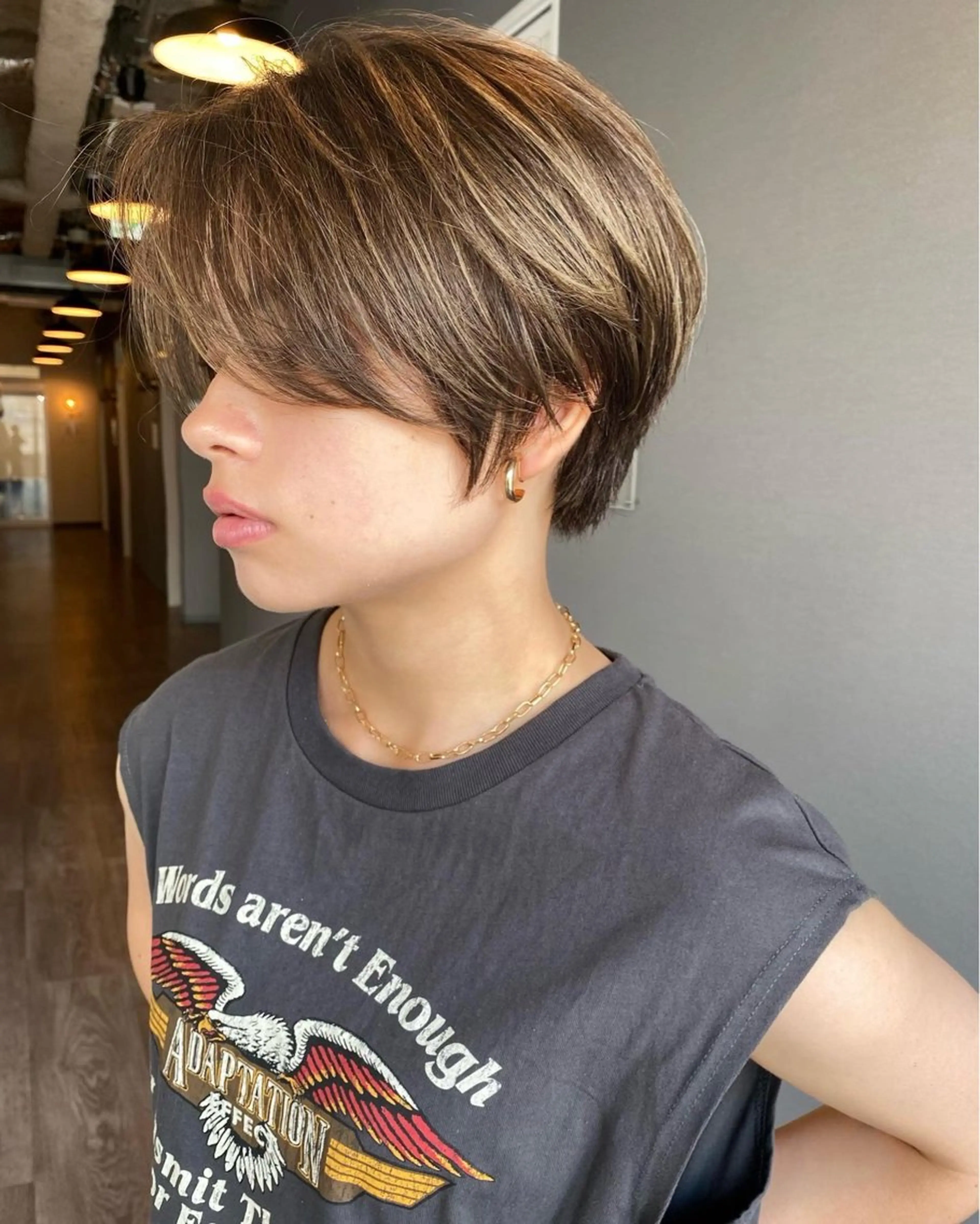 ショート カラー カット ヘアカラー トリートメント 似合わせカラーパーマ 🌿kitin米川のヘアスタイル