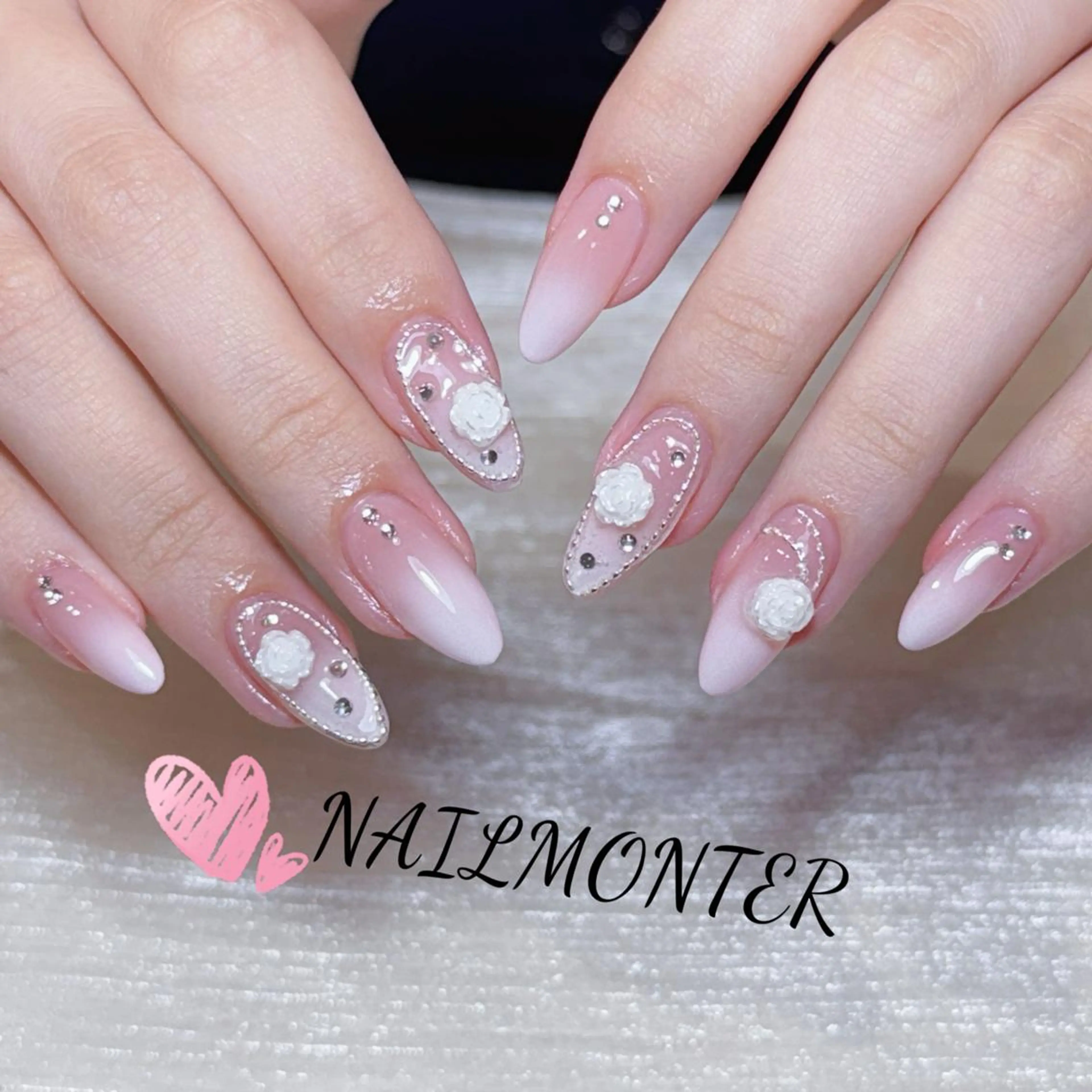 ❤️‍🔥🎀HAND🎀平日10時〜16時時間限定持ち込みデザイン10本🥰当日口コミ限定🌸の写真