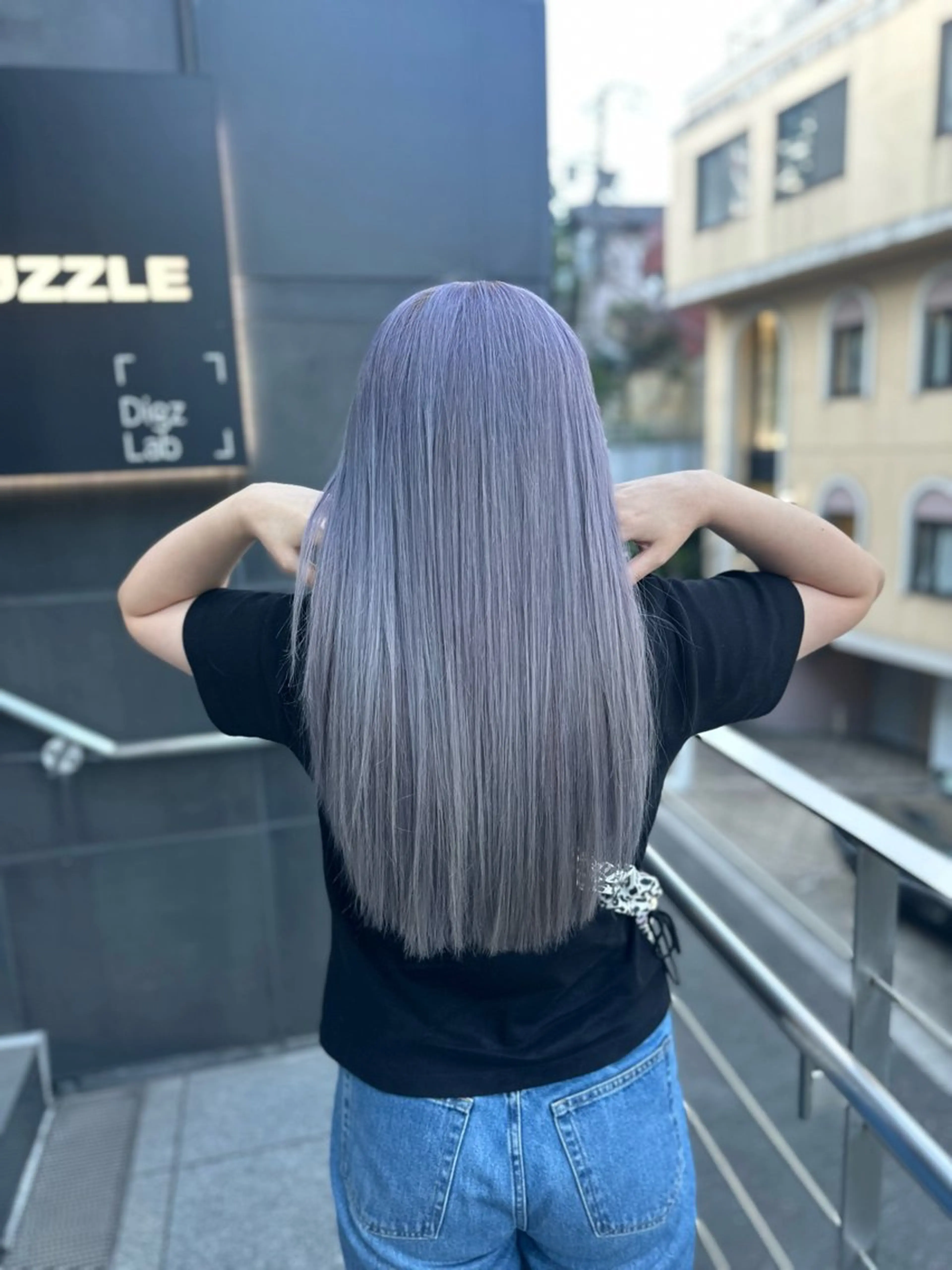 ロング カラー キッズ バレイヤージュ ブリーチ ケアブリーチ ダブルカラー ハイライトカラー ヘアカラー トリートメント BRAIDS💎愛子 大人ハイライト💎のヘアスタイル