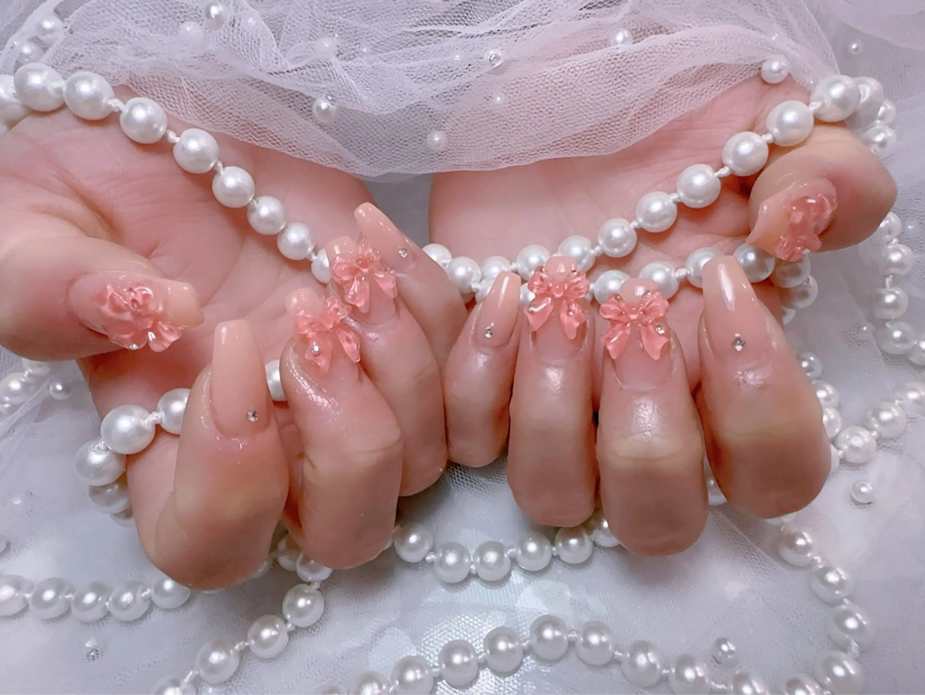 ネイル 長さ出し ワンカラーネイル ネイルチップ You&Me Miyuのネイルデザイン