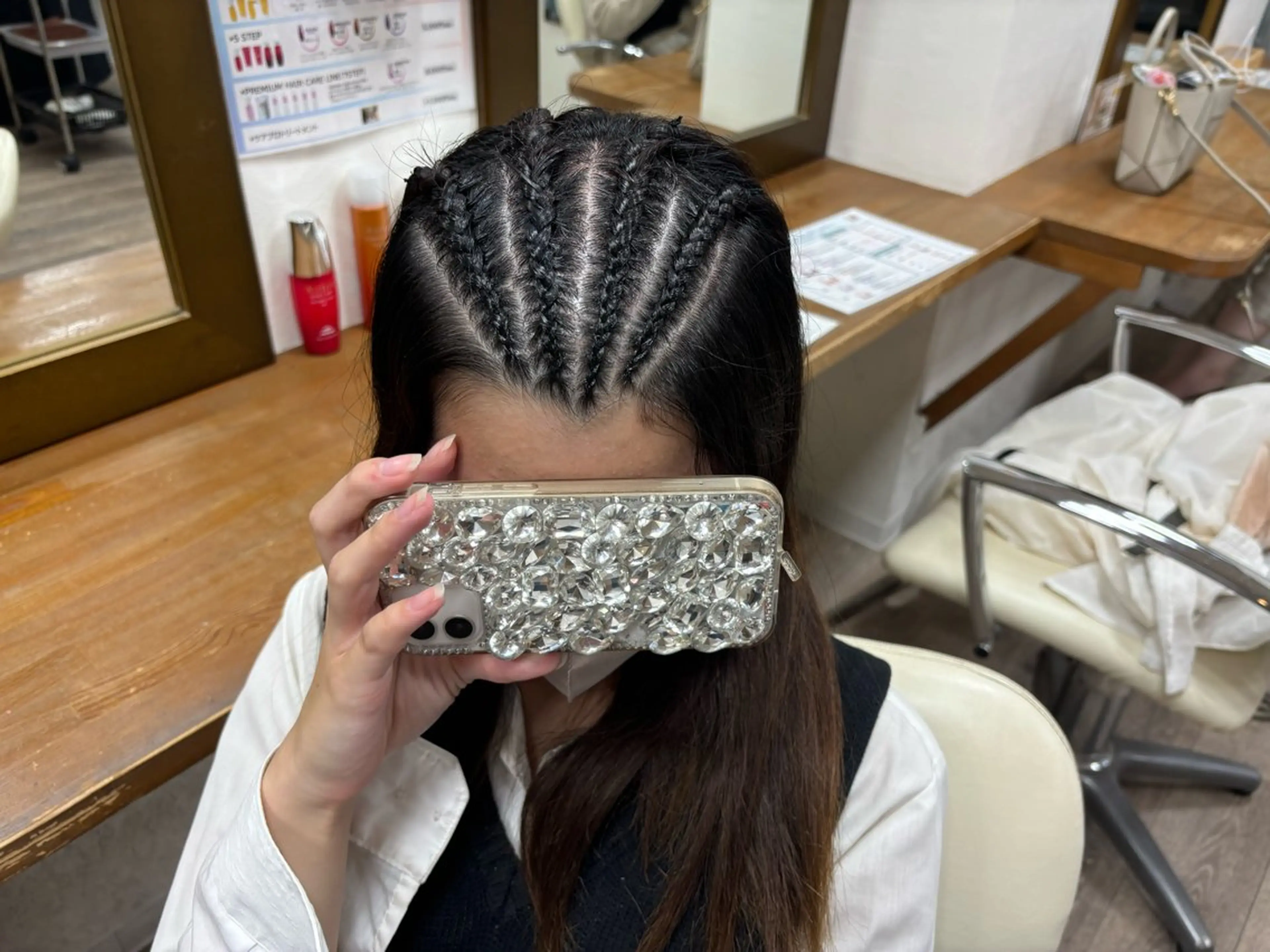 ヘアセット KR2S中百舌鳥所属・艶カラー🫧/シール エクステRYOKAのヘアスタイル