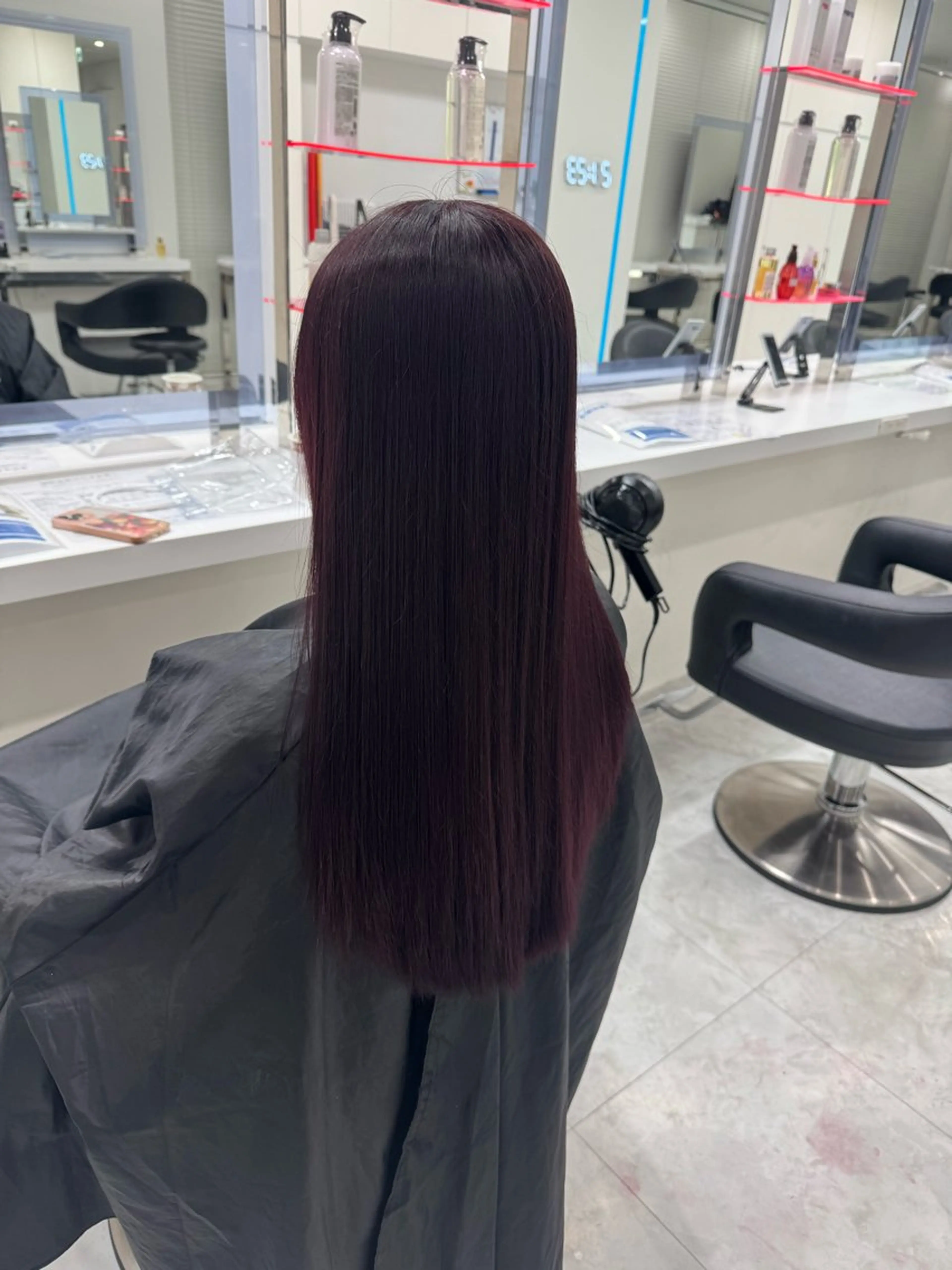 カラー カット ヘアカラー 【直前割】透ける艶髪 ♡ストレートのヘアスタイル