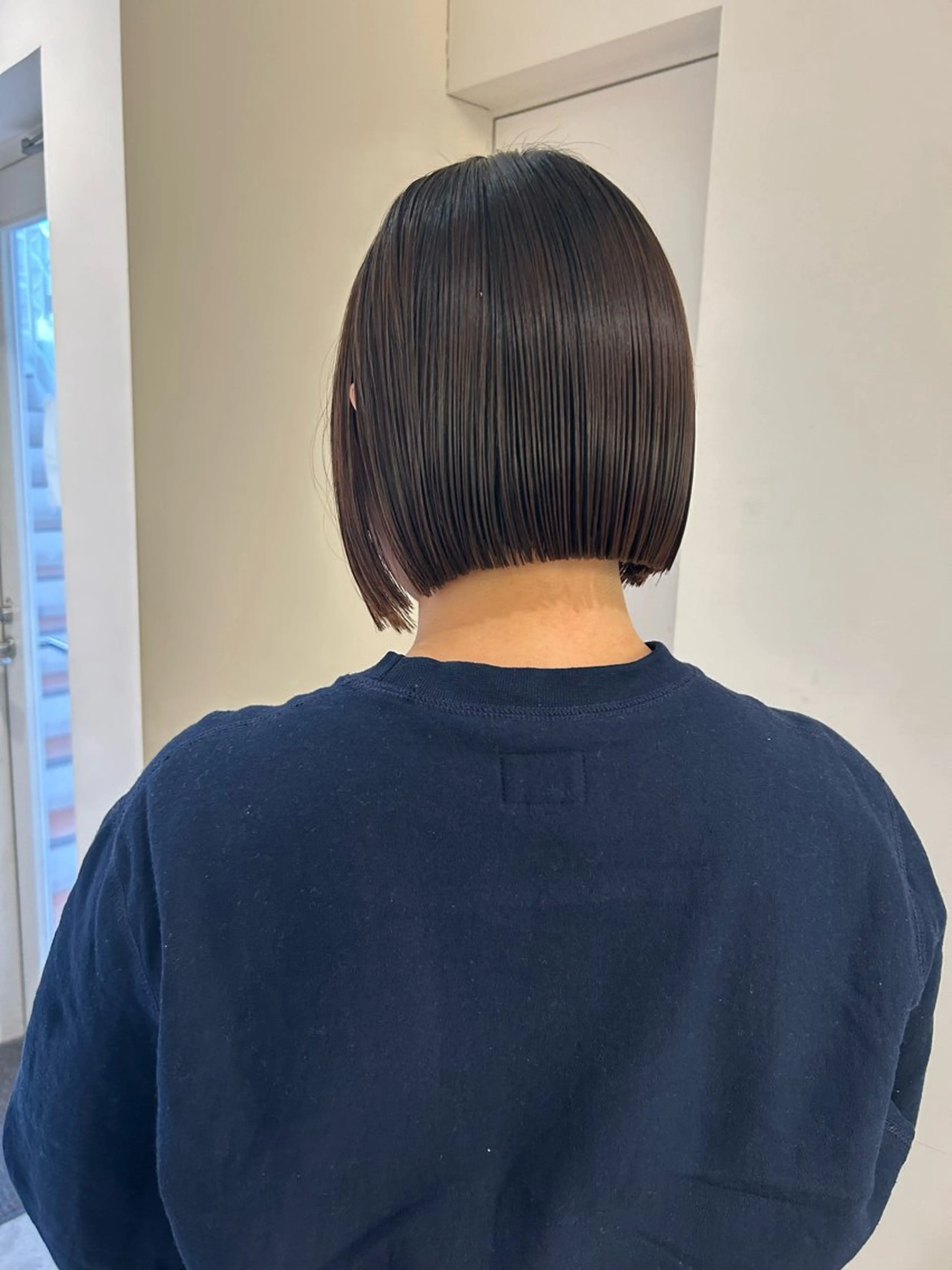 ショート カラー ボブ 、 、のヘアスタイル