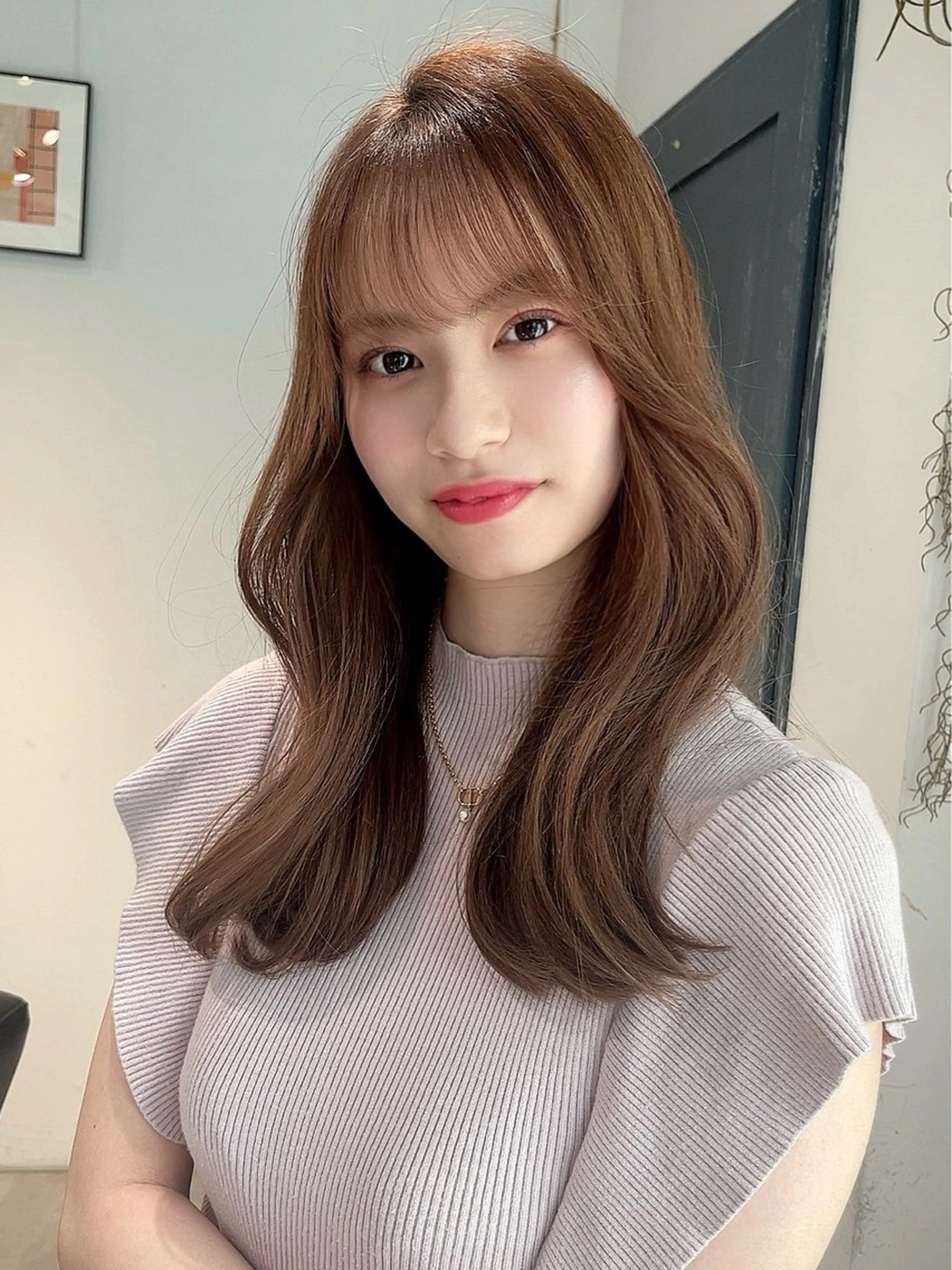 カラー 🩵ハイトーン🩵 緒方美柚のヘアスタイル