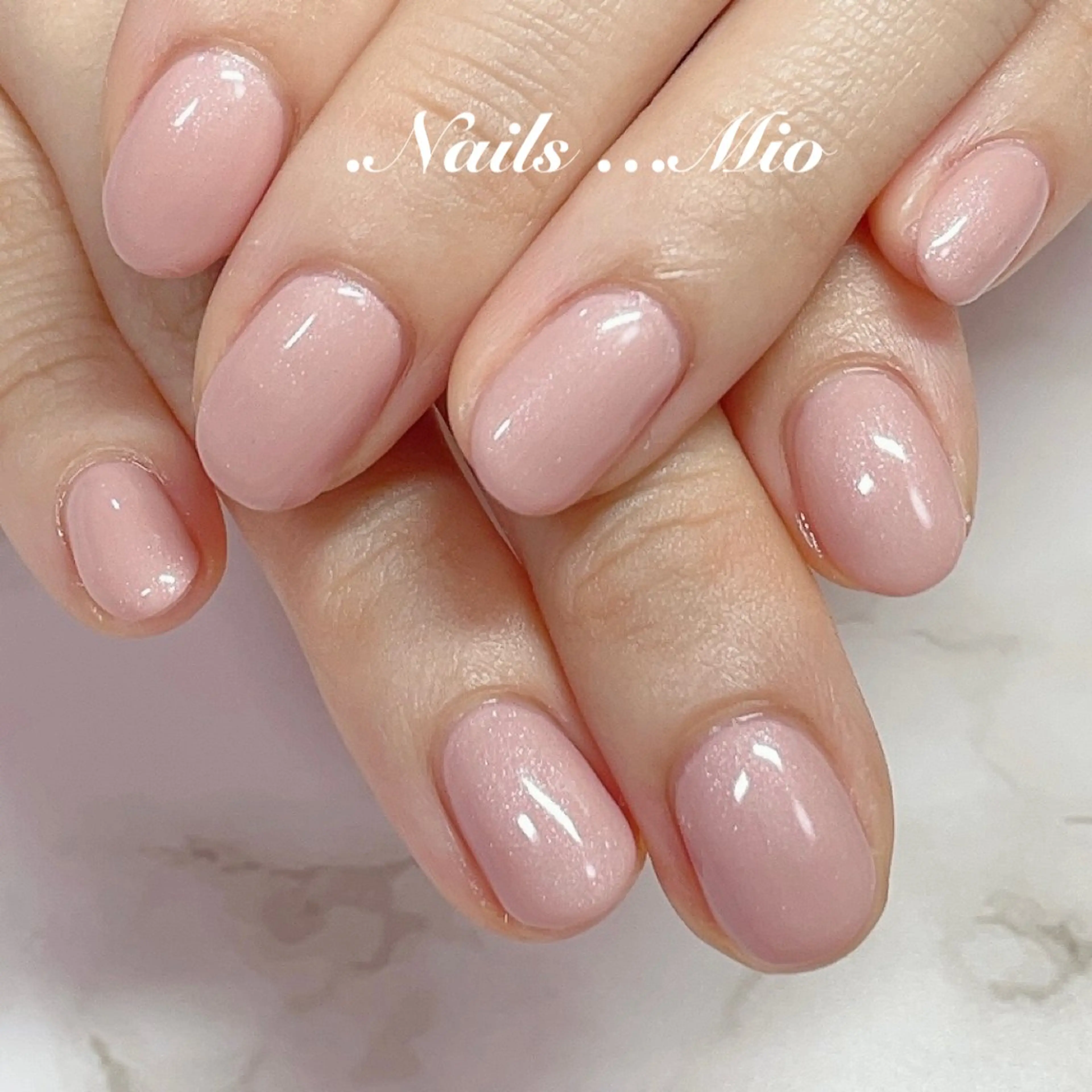 ネイル ジェルネイル ワンカラーネイル .Nails Mio 赤羽西ネイルサロンのネイルデザイン