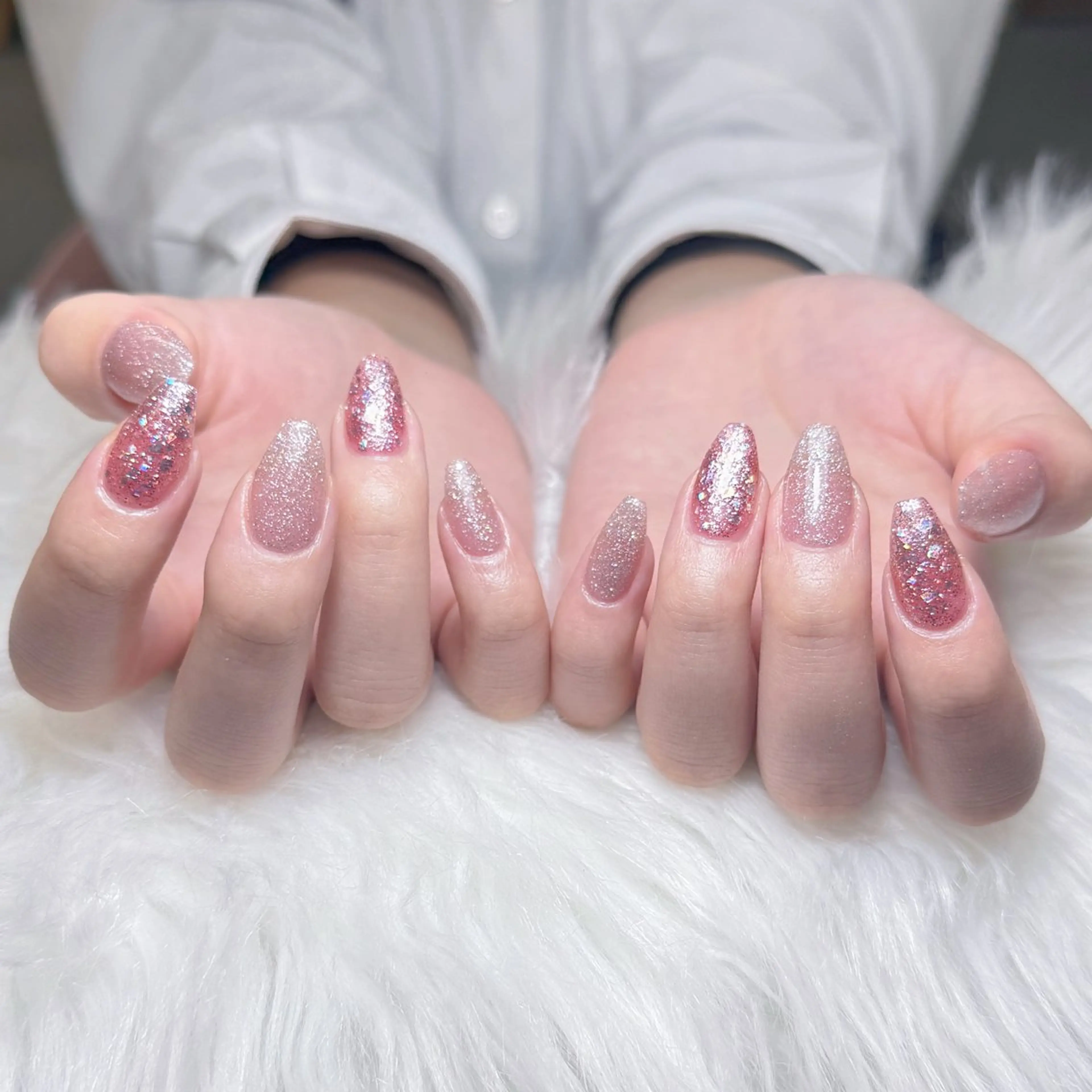 ネイル 韓国ネイル 持ち込み ニュアンスネイル ワンホンネイル ハンドネイル AKIKO NAILのネイルデザイン