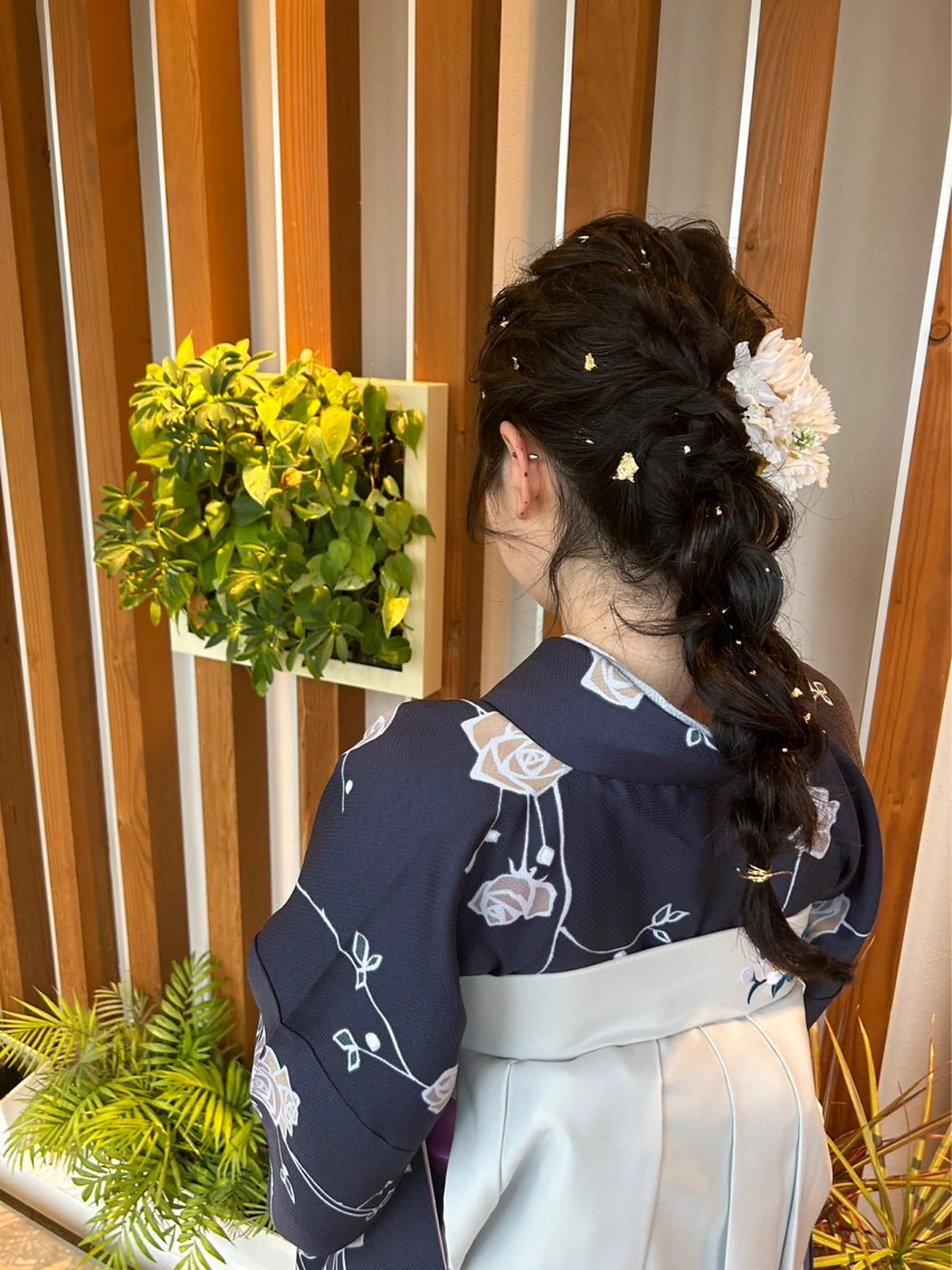 ヘアアレンジ 卒業式のヘアスタイル 髪質改善カラー 貝本 遥那 🧸⸝⋆*のヘアスタイル