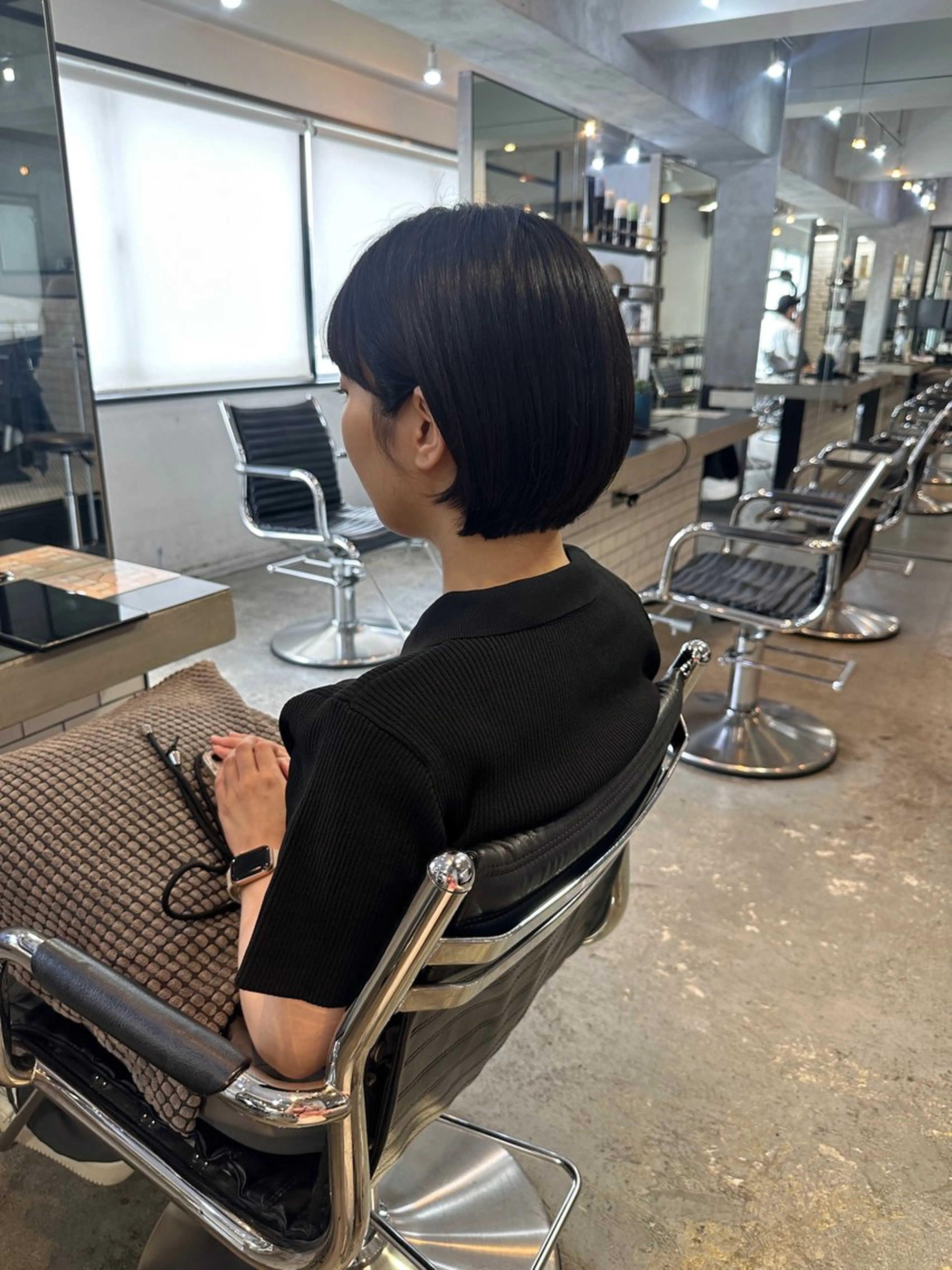 ショート カラー ヘアアレンジ ボブ stylist/蛯谷 珠里のヘアスタイル
