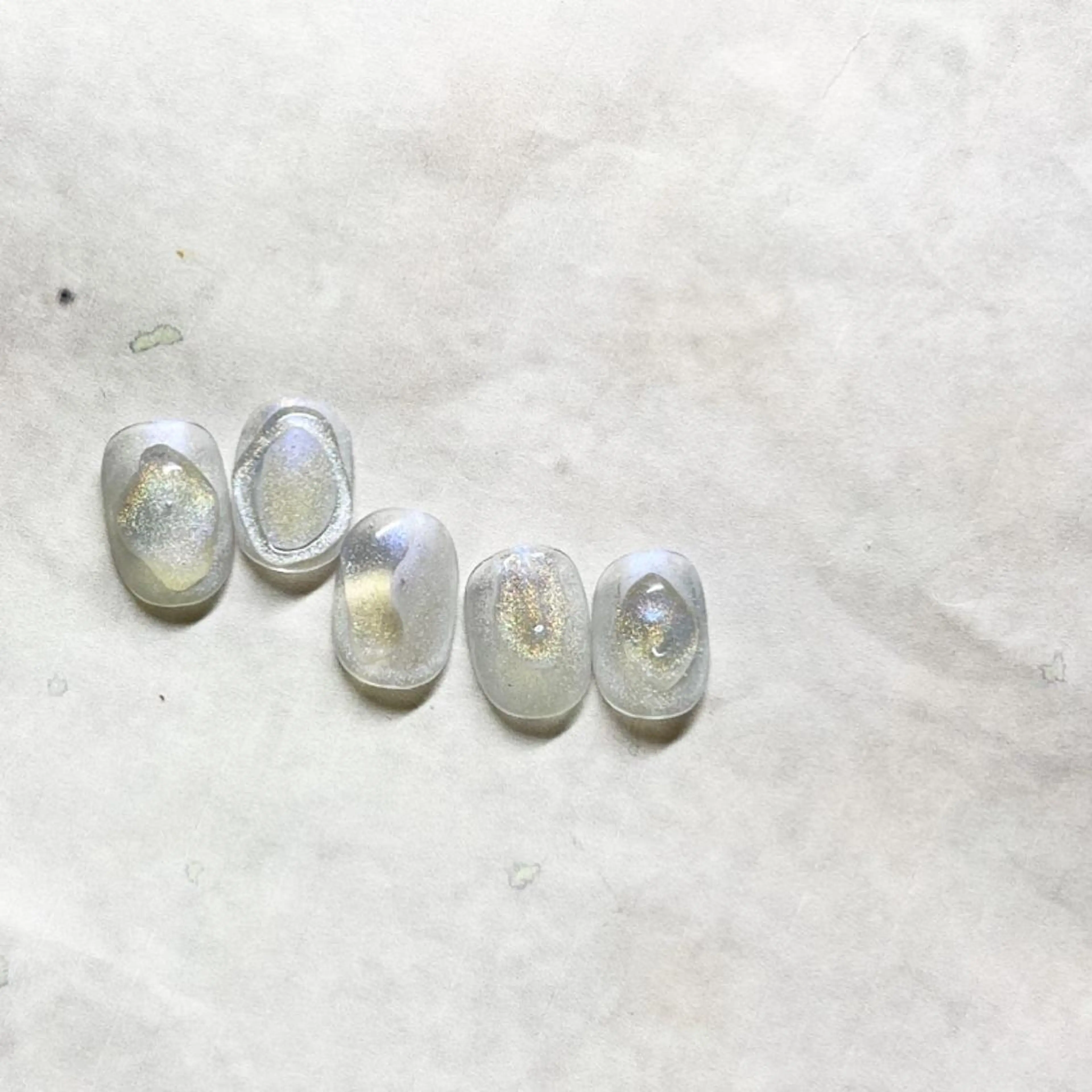 ネイル マグネットネイル マットネイル フリーランス¨̮⃝ ネイリストOKADAのネイルデザイン