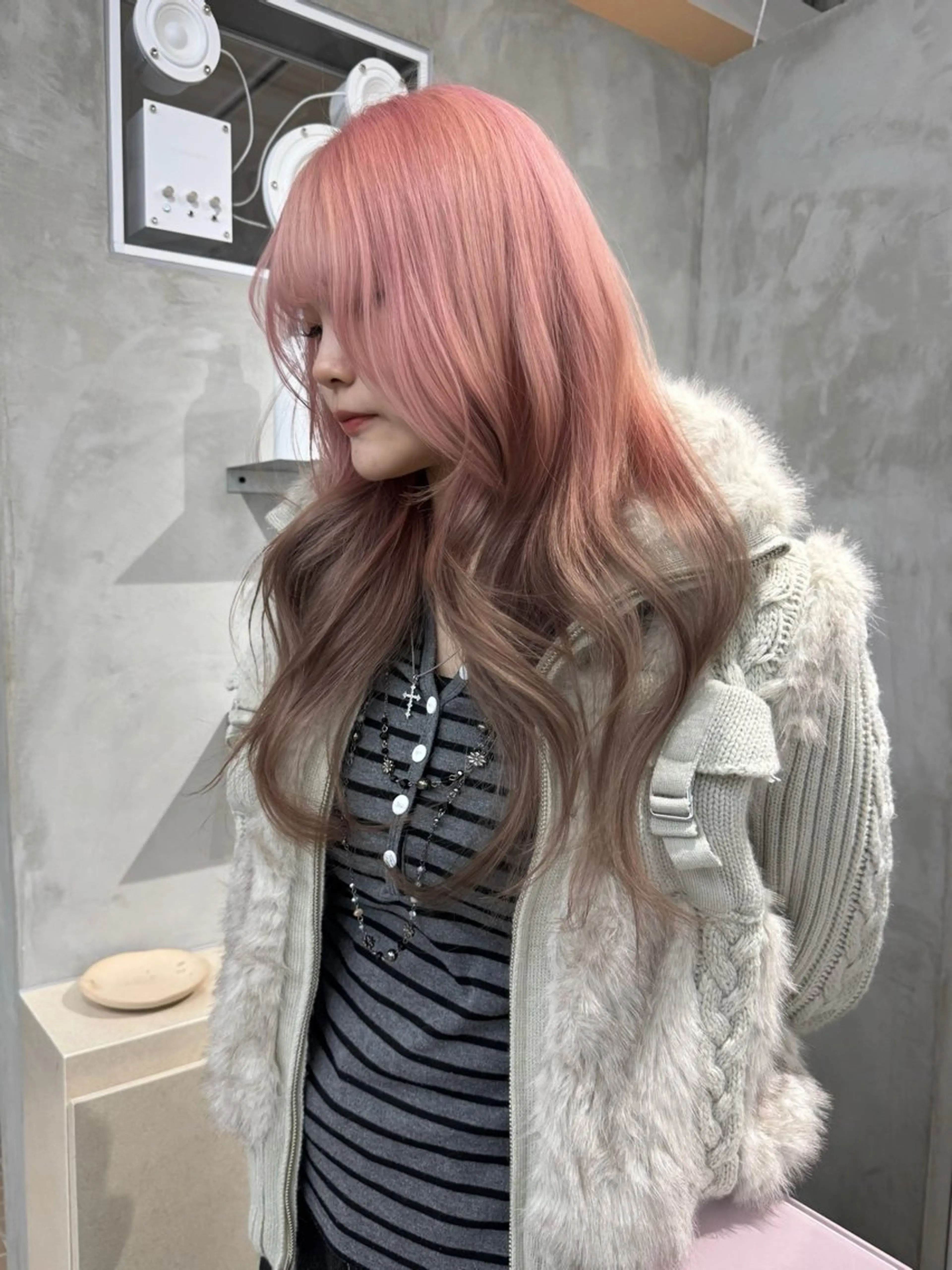 ロング カラー ヘアカラー PELE 梅田 ANNEX 大阪梅田茶屋町店 ダブルカラー/ブリーチ/ハイトーン【ペレ】所属・梅田/ハイトーン/ Juriのヘアスタイル