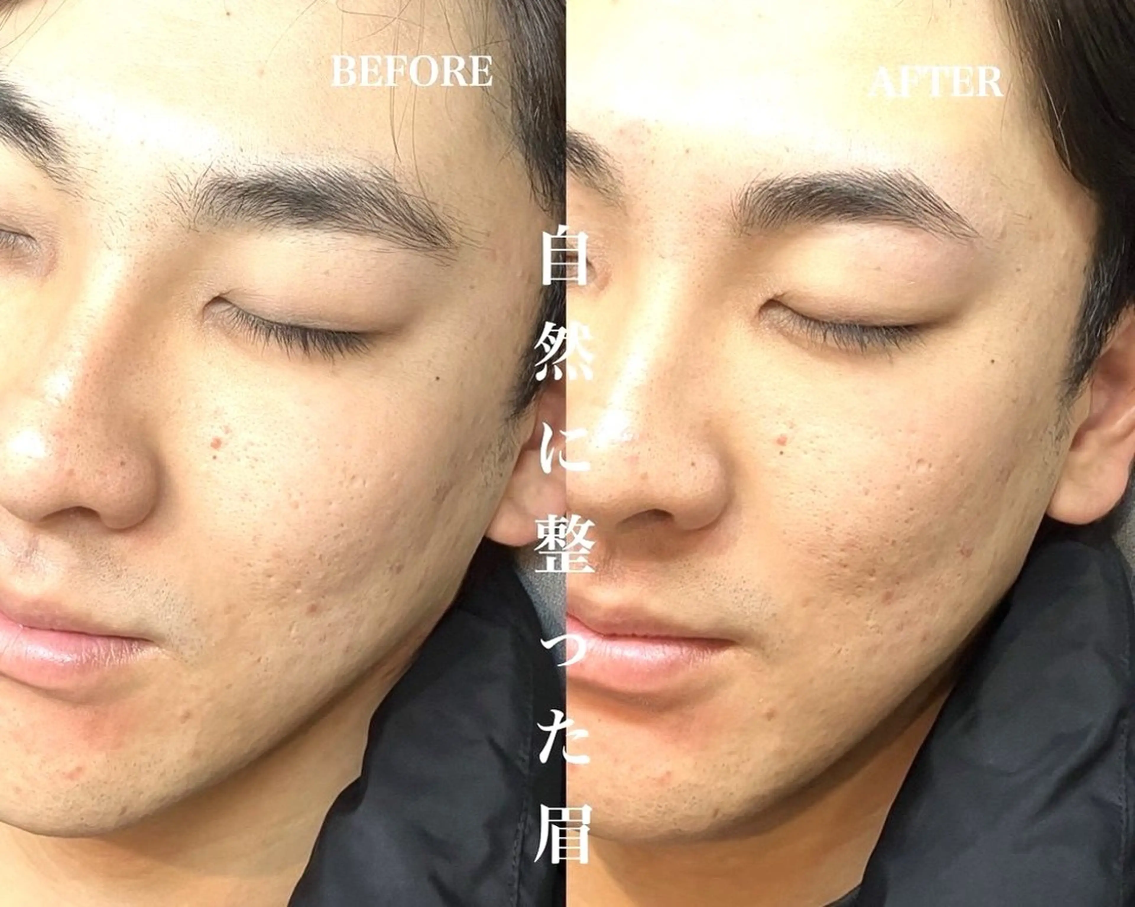 メンズ アイブロウ メンズ眉毛サロン＋i.b赤坂店所属・＋i.b Ruiの眉毛・アイブロウイメージ