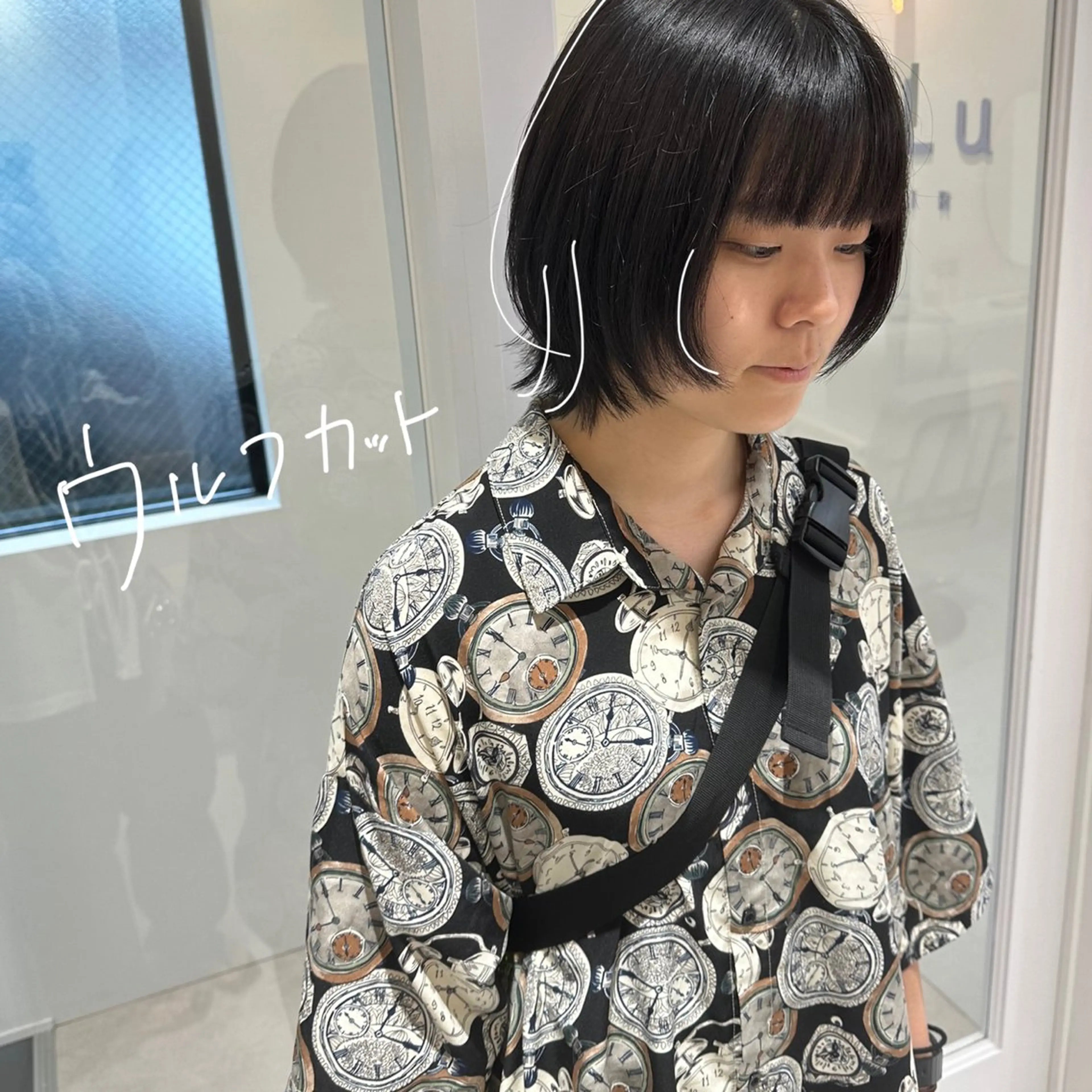 ミディアム カラー お洒落パーマ/ 艶カラー/michiのヘアスタイル