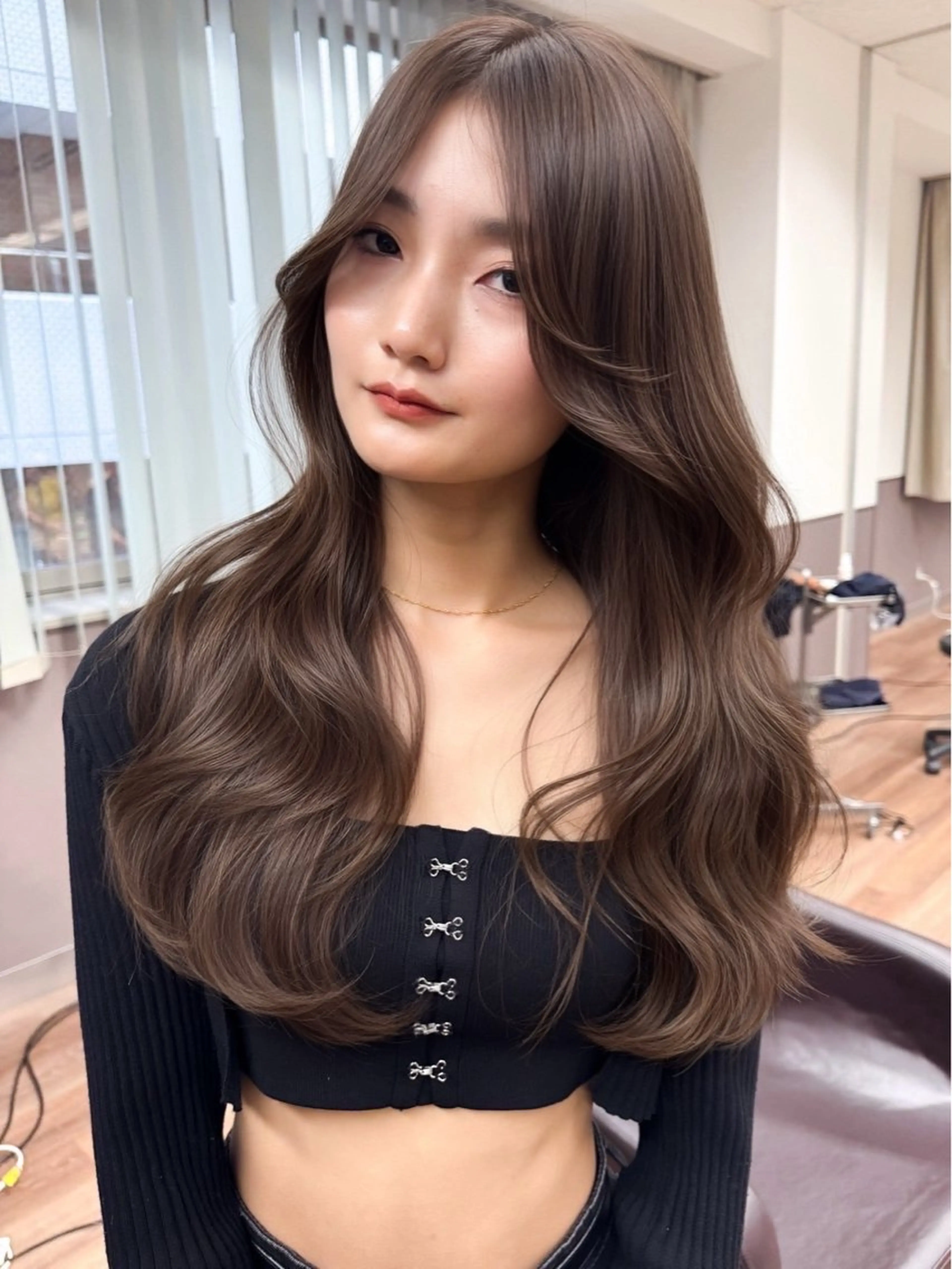 ロング カラー ベージュカラー ブラウンカラー 艶髪ハイトーン 💎凜💎のヘアスタイル