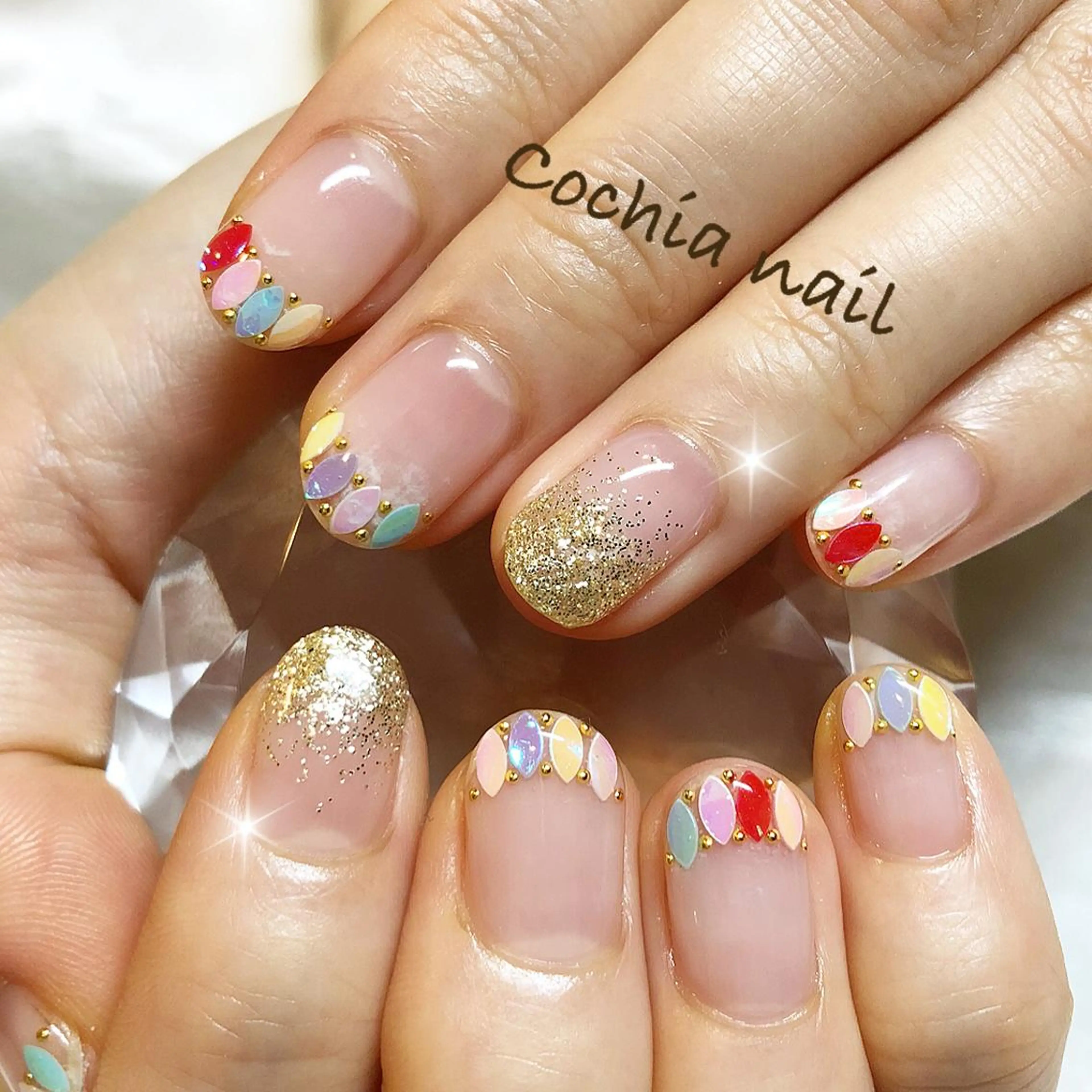 ネイル ハンドネイル ☆Cochia nail☆のネイルデザイン