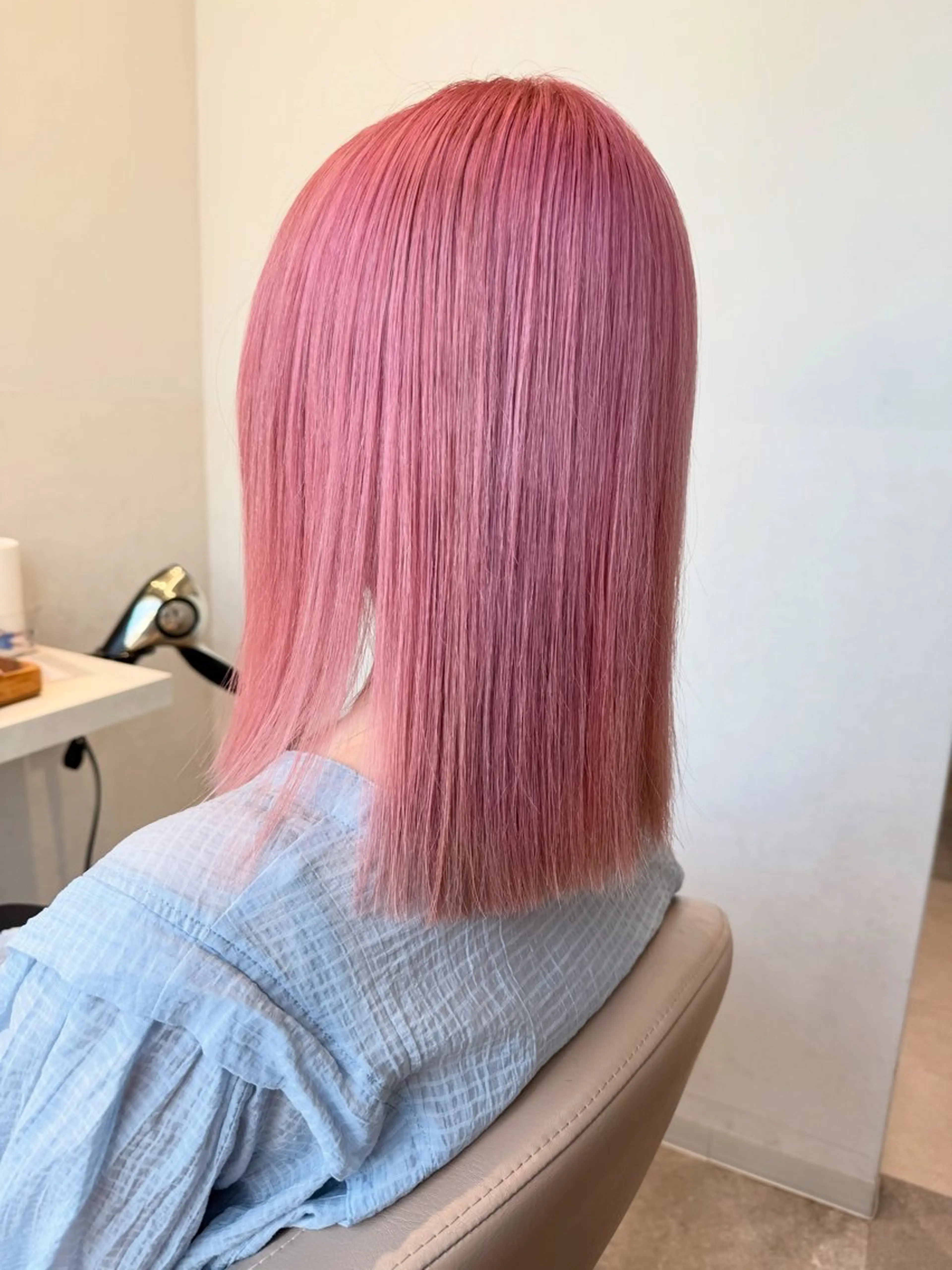 ミディアム カラー ピンクカラー 🍇おぐら めぐみ🍇のヘアスタイル