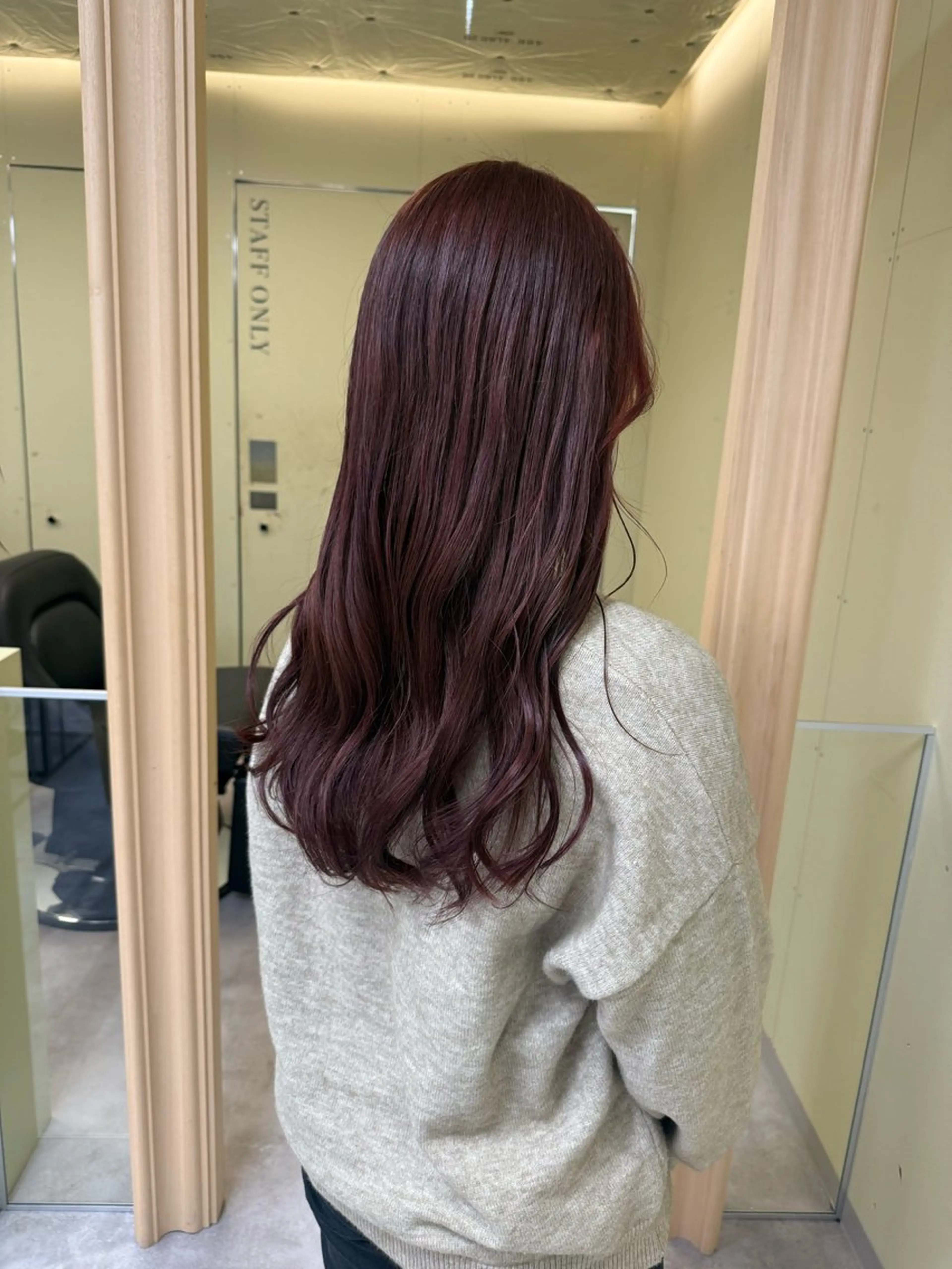 ロング カラー カット ヘアカラー トリートメント 伶風/ボブ/ ヘーゼルベージュのヘアスタイル