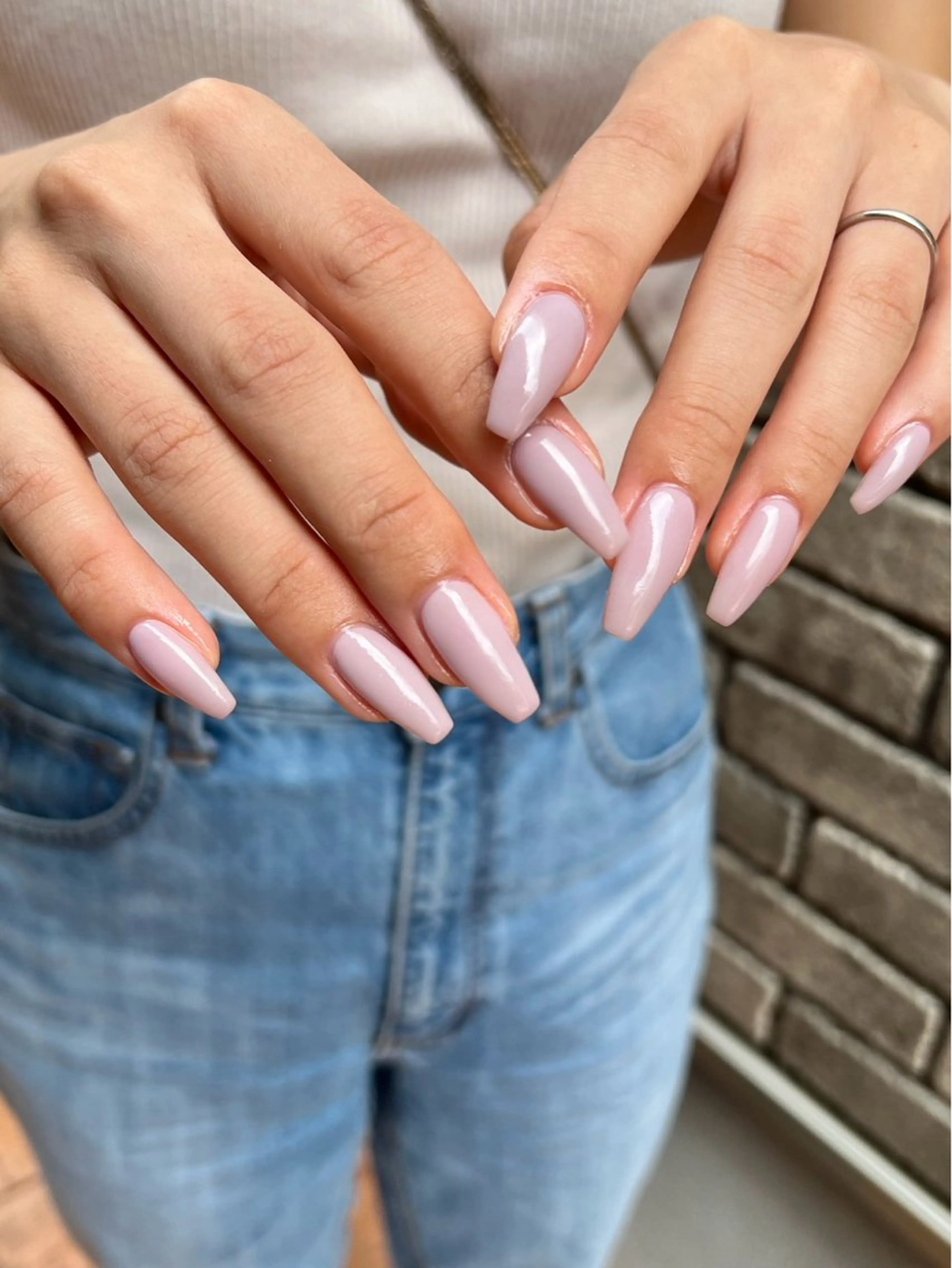 オフあり、ちゅるんワンカラー🩵の写真