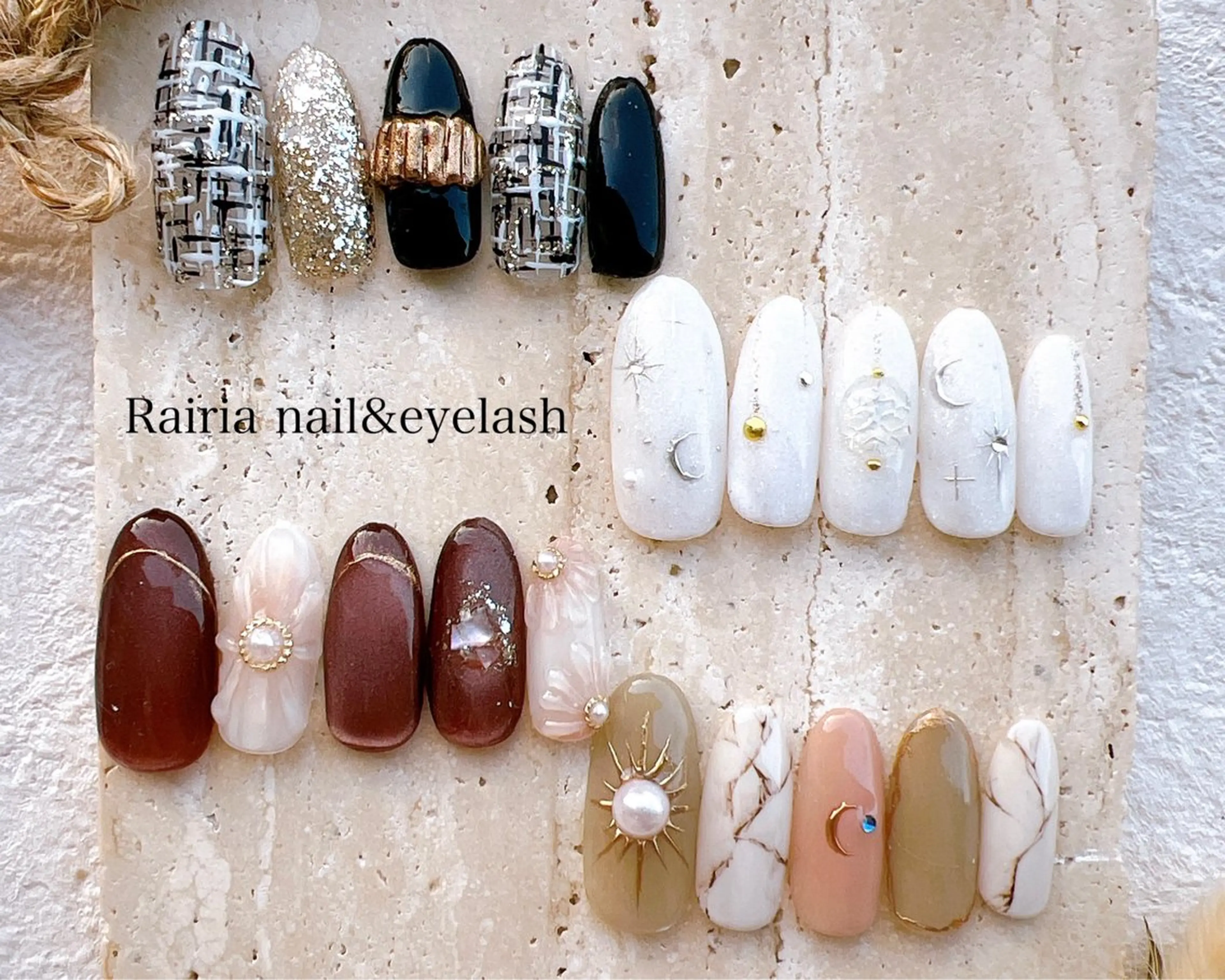 ネイル Rairia   nail所属・屋敷 理奈のネイルデザイン