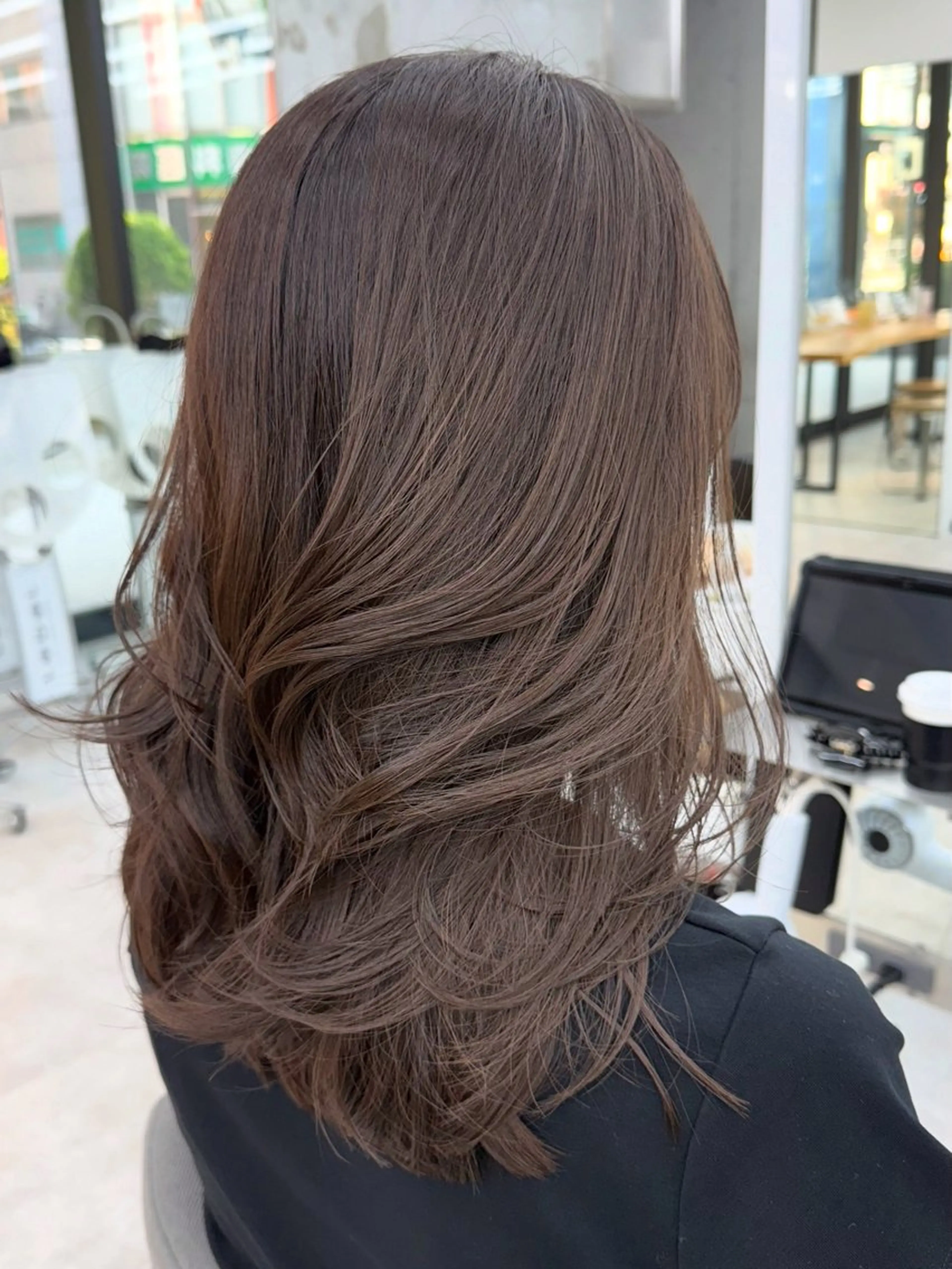 セミロング レイヤーカット レイヤー/顔まわり /亀戸錦糸町/なつきのヘアスタイル