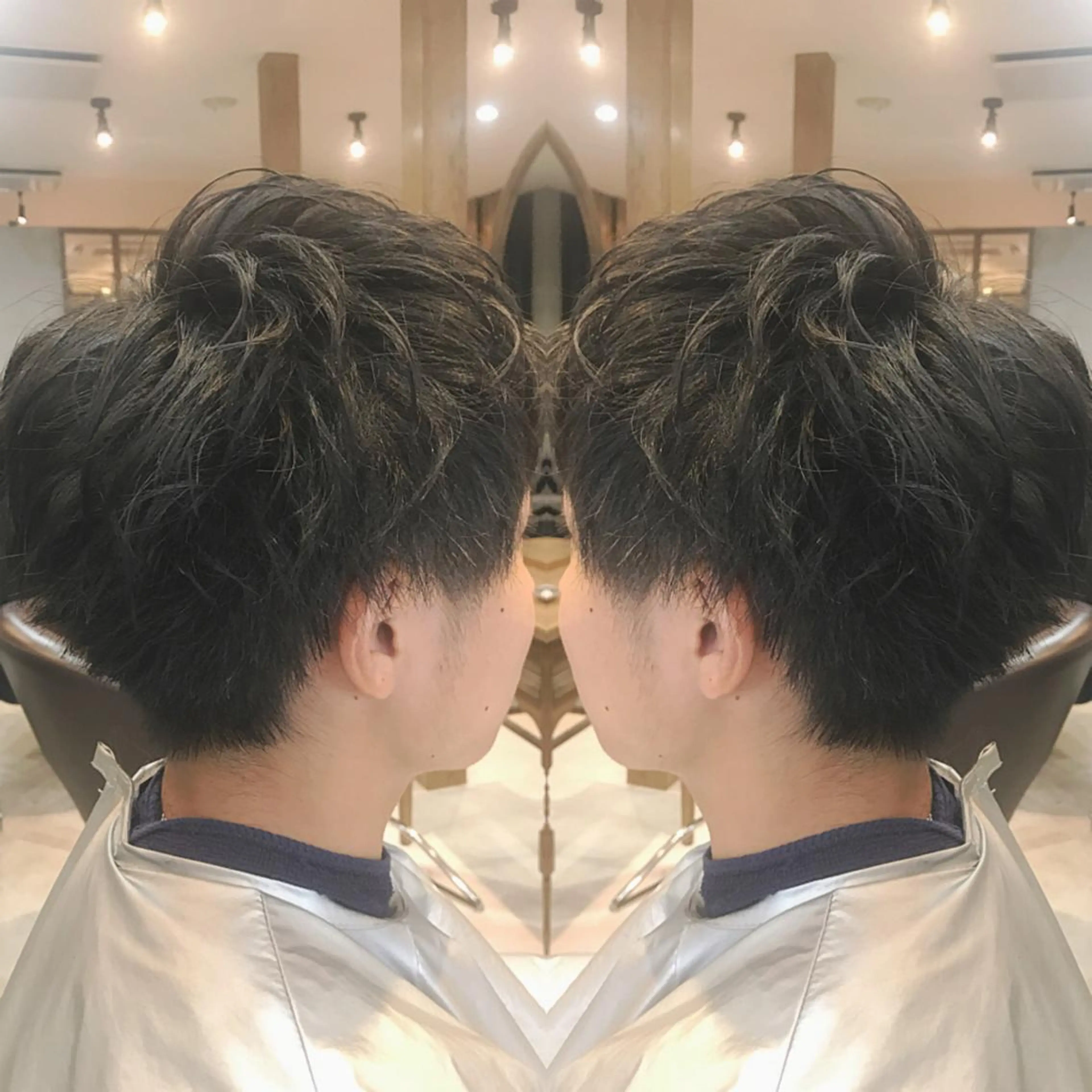 ショート メンズ カット ヘアカラー トリートメント cecil hair所属・重政 和樹のヘアスタイル