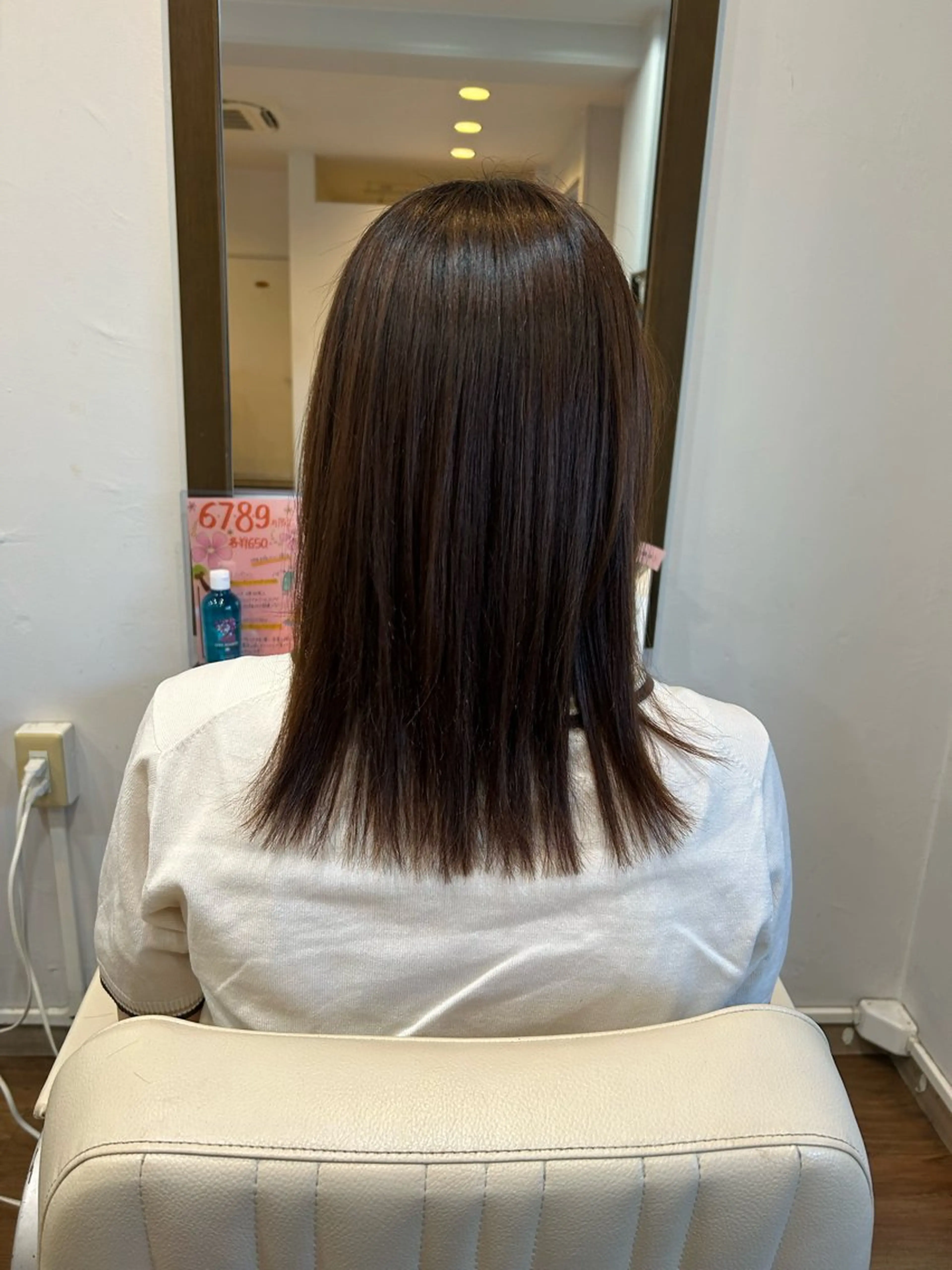 セミロング 北山 美穂のヘアスタイル