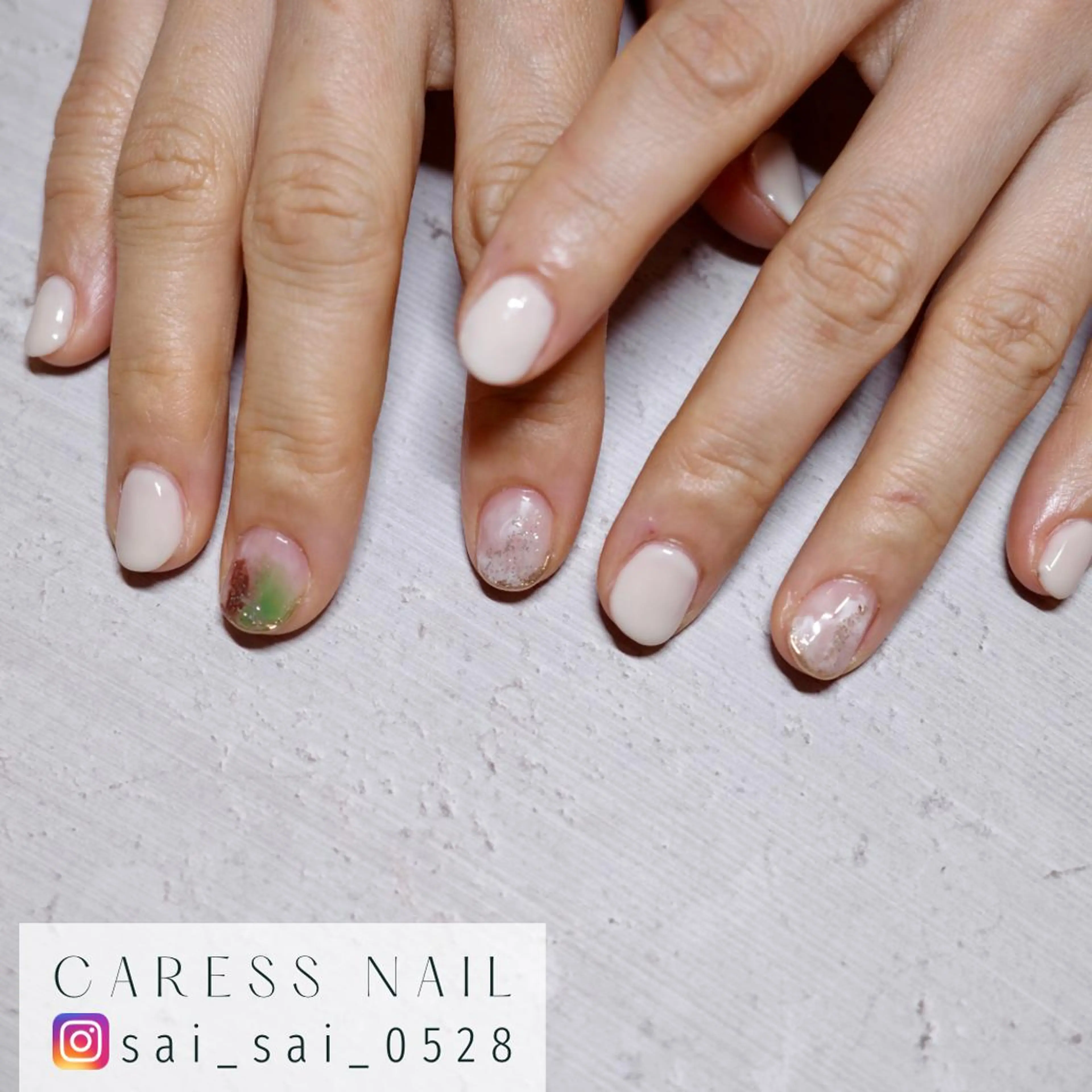 ネイル caress  nail カレスネイル　代々木上原所属・カレスネイル さいのネイルデザイン